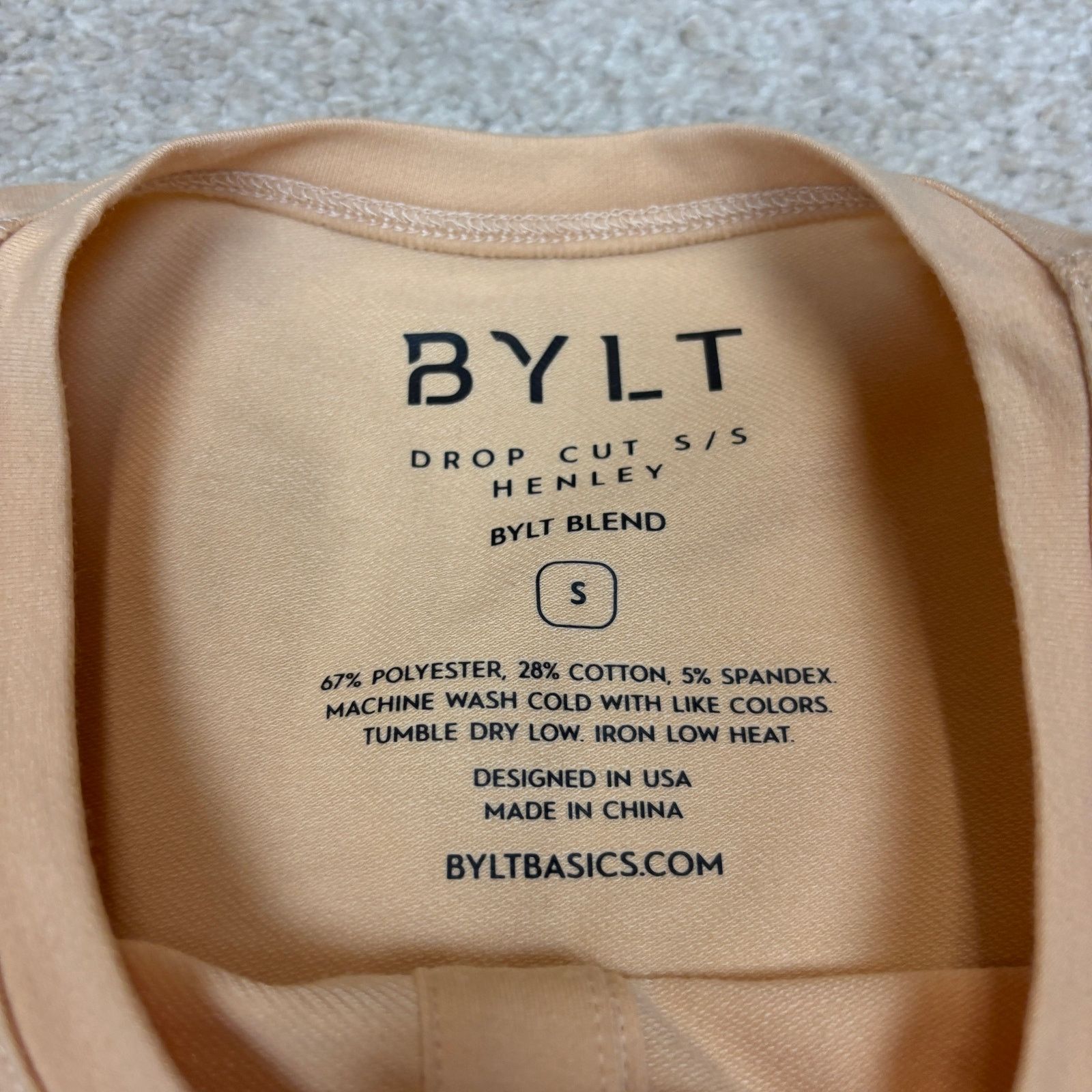 Other NWT Bylt Henley Drop Cut Short Sleeve Shirt Men's Small Size US S / EU 44-46 / 1 - 6 Thumbnail