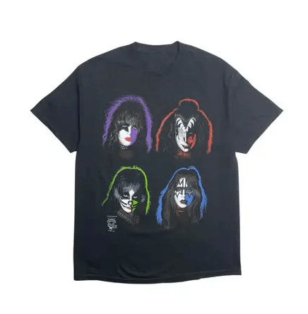 Band Tees Kiss Band 4 Faces T-Shirt Rock Shirt Size US L / EU 52-54 / 3 - 1 Thumbnail