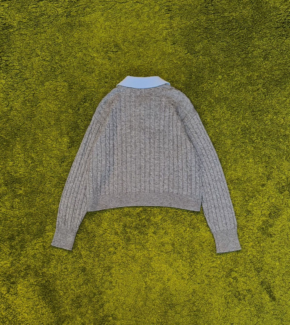Designer × Sandro Sandro oldmoney style cable knit wool sweater Size S / US 4 / IT 40 - 4 Thumbnail