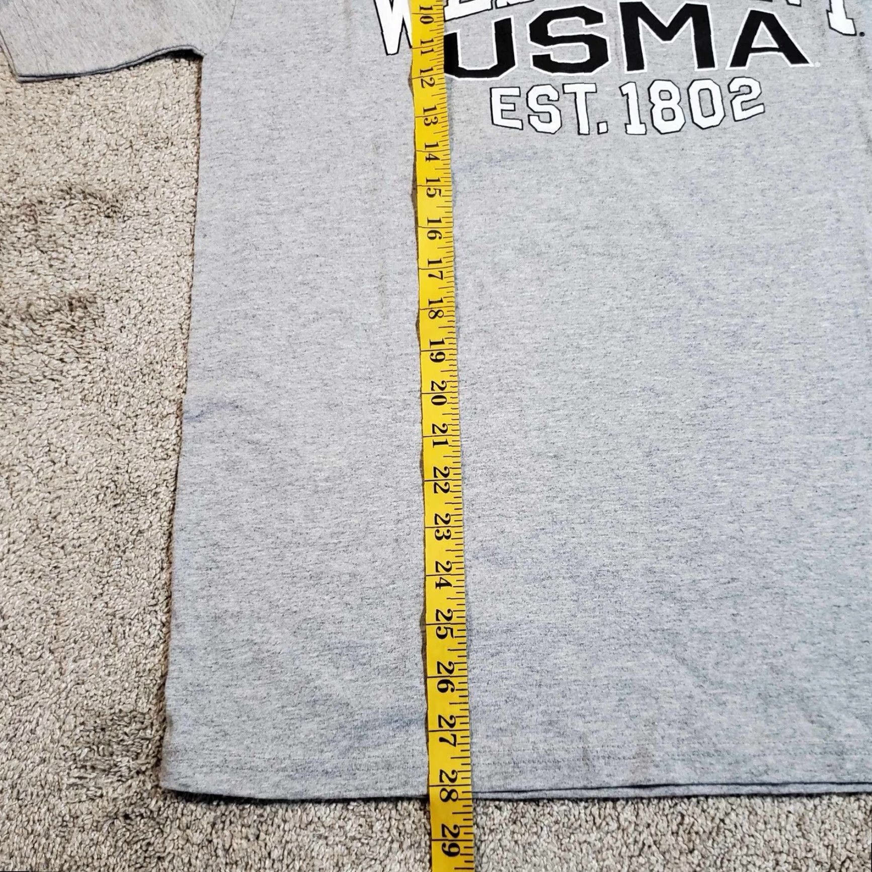 Champion VINTAGE West Point USMA T Shirt Gray Champion M Men Short Sleeve Shirt - Military 2000s? Size US M / EU 48-50 / 2 - 5 Thumbnail