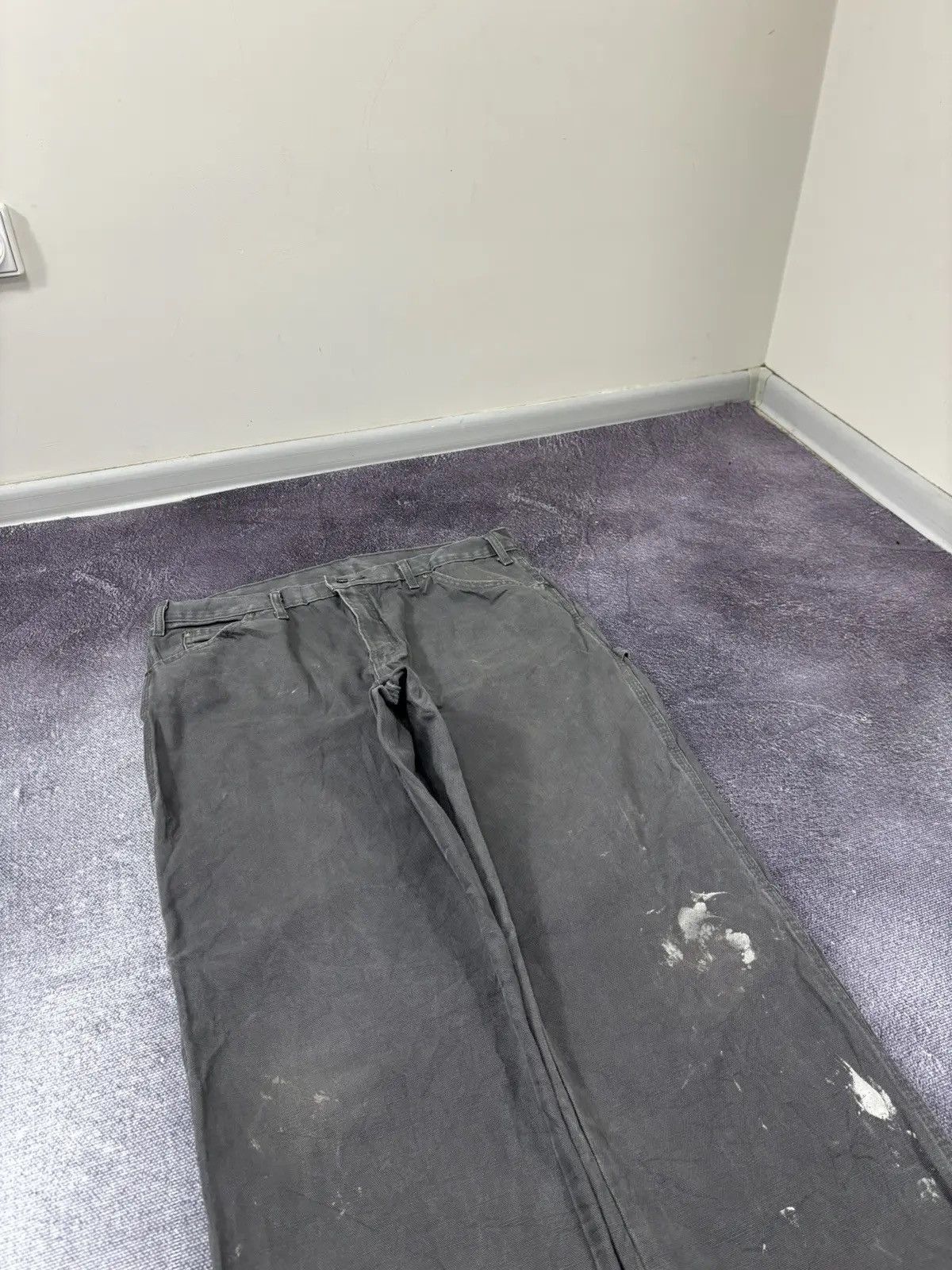 Dickies × Vintage Vintage Dickies Y2K Painted Gray Work Hype Baggy Pants Size US 36 / EU 52 - 9 Thumbnail