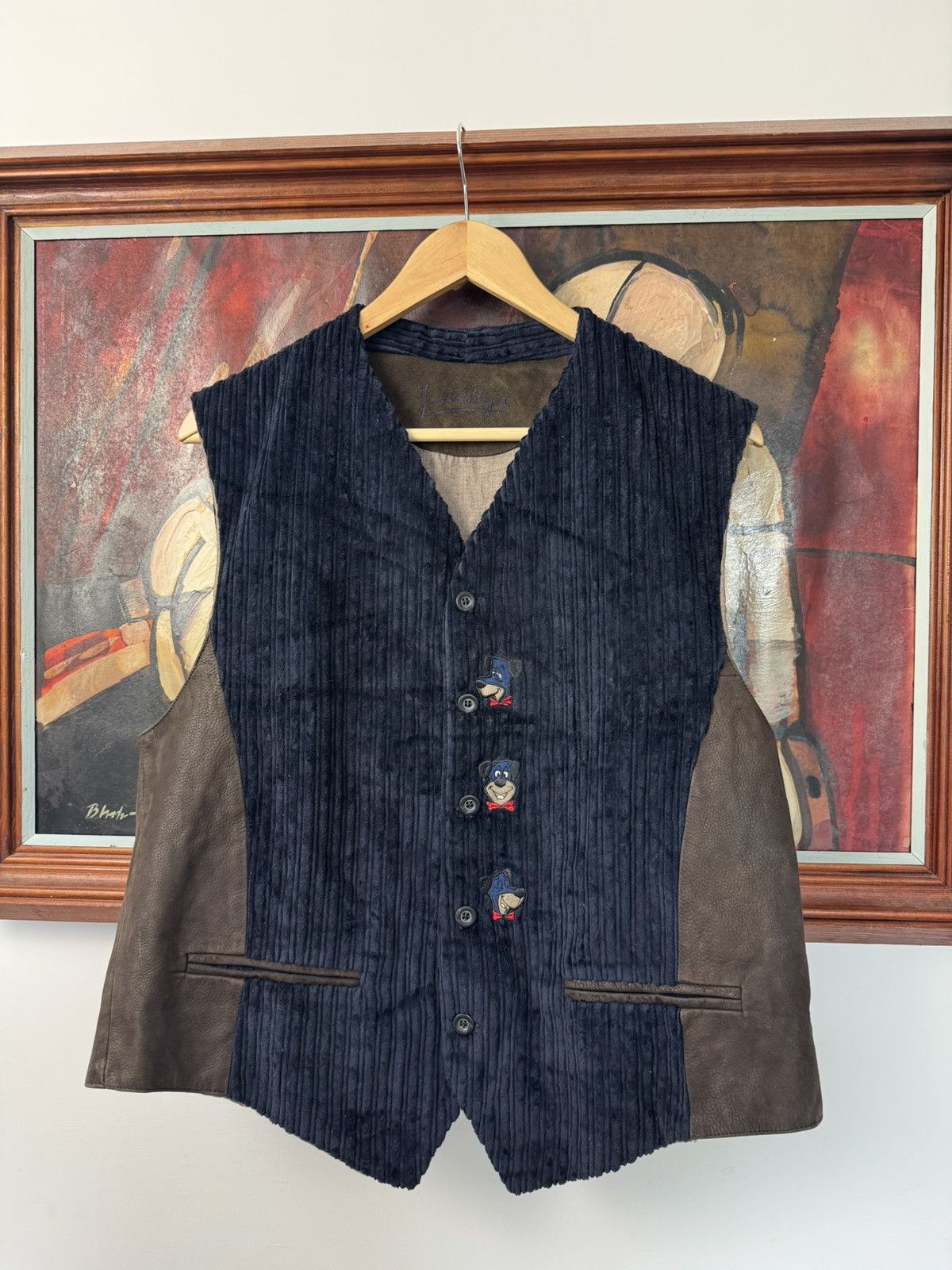 Jean Charles De Castelbajac 1995 Og Hanna Barbera Jean Charles Castelbajac Vintage Vest Size US L / EU 52-54 / 3 - 1 Thumbnail