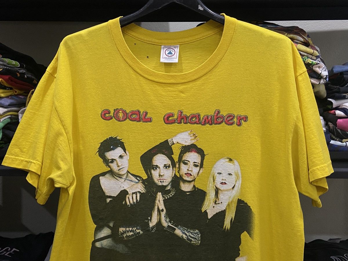 Band Tees × Vintage Vintage 1999s Coal Chamber Music Nu Metal Rock TOUR TShirt Size US L / EU 52-54 / 3 - 2 Thumbnail