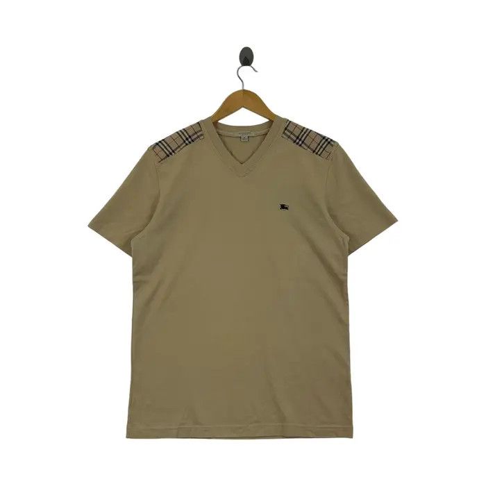 Burberry BURBERRY LONDON NOVA CHECKS Shoulder Patch Tee Shirt Size US M / EU 48-50 / 2 - 1 Thumbnail