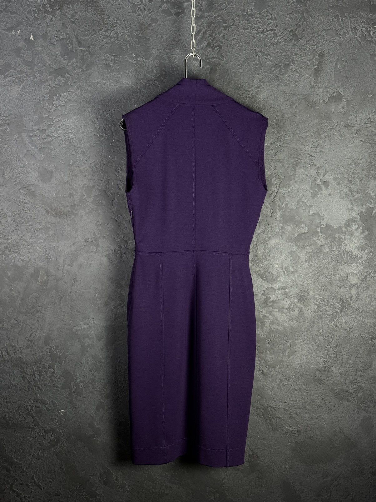 Gucci Gucci Vintage Women’s Purple Sleeveless Sheath Dress Size L Size L / US 10 / IT 46 - 8 Thumbnail