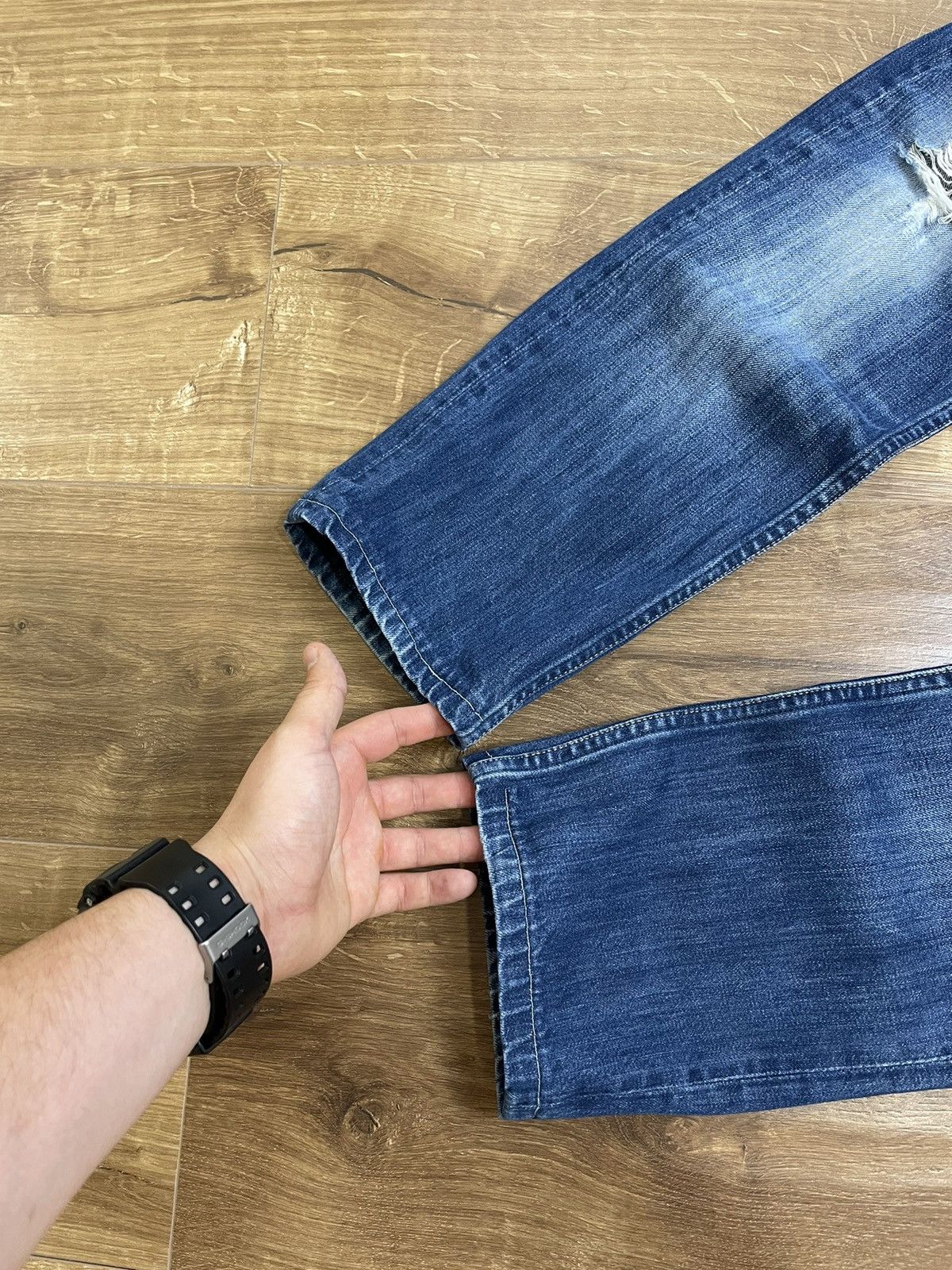 Acne Studios × Vintage Vintage Acne Studios RocVerakai Stonewashed Blue Denim Jeans Size US 30 / EU 46 - 7 Thumbnail
