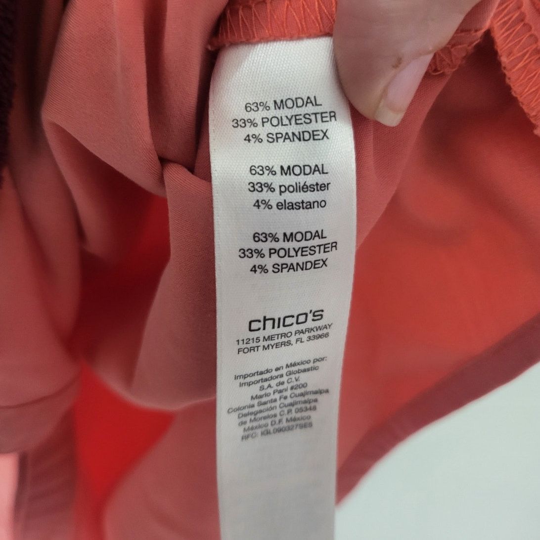Other Chico's Modal Button Up Bundle in Blue and Coral -Sz 1 (M/8) Size M / US 6-8 / IT 42-44 - 11 Thumbnail