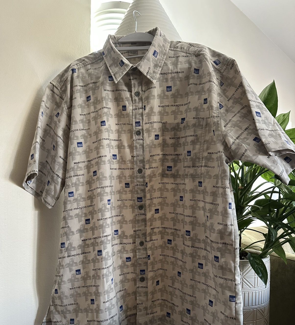 Marithe + Francois Girbaud Vintage Rare Marithe + Francois Girbaud Logo Print Shirt Size US L / EU 52-54 / 3 - 1 Thumbnail