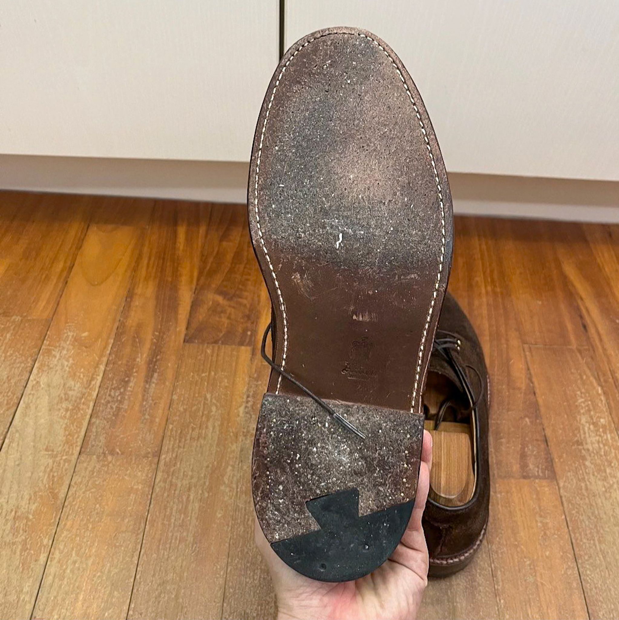 Alden Alden D1422 Humus Suede Plain Toe Dover Size US 7.5 / EU 40-41 - 5 Thumbnail