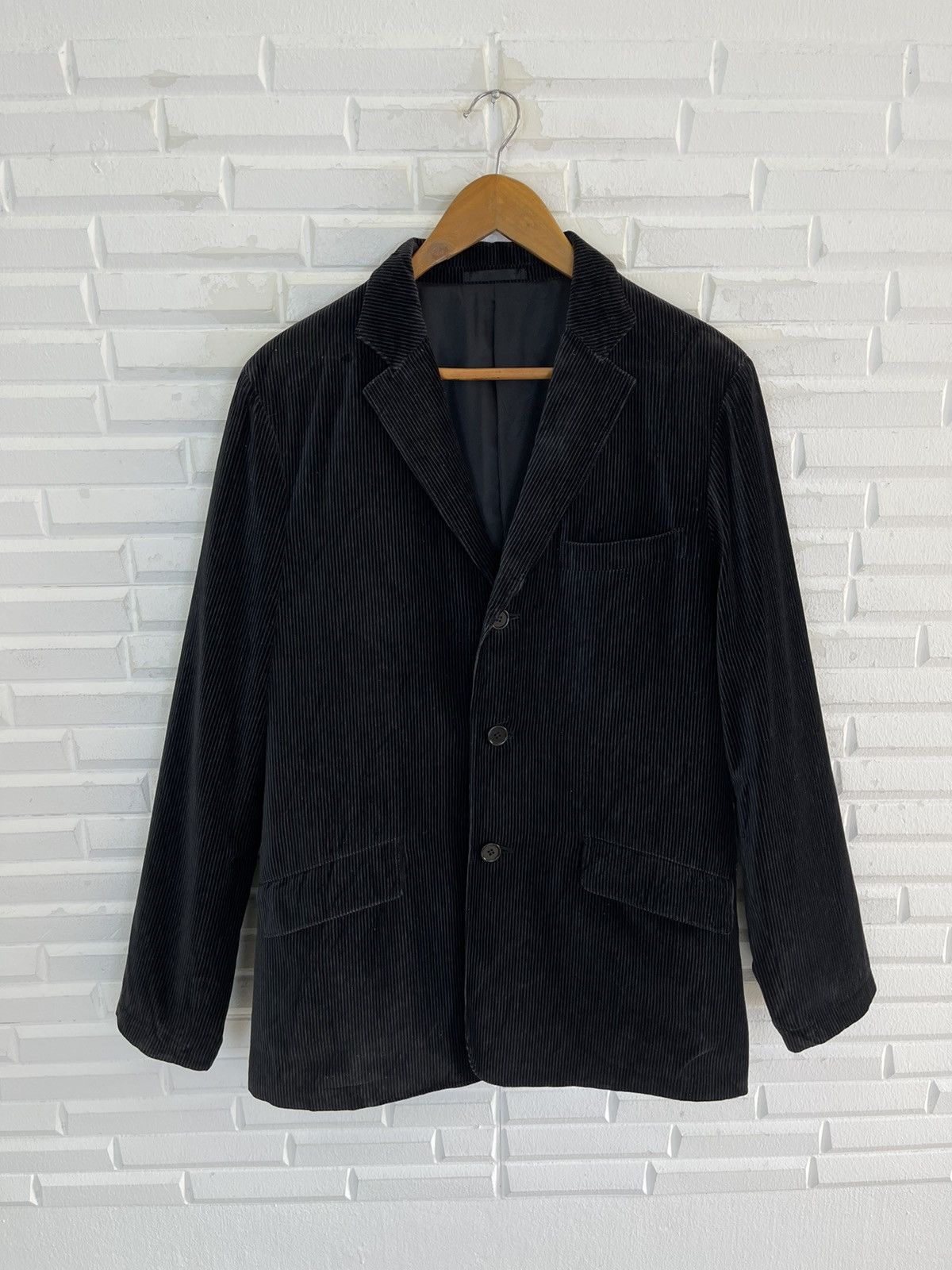 Yohji Yamamoto 🔥 YOHJI YAMAMOTO CORDUROY DESIGN JACKET Size US L / EU 52-54 / 3 - 3 Thumbnail