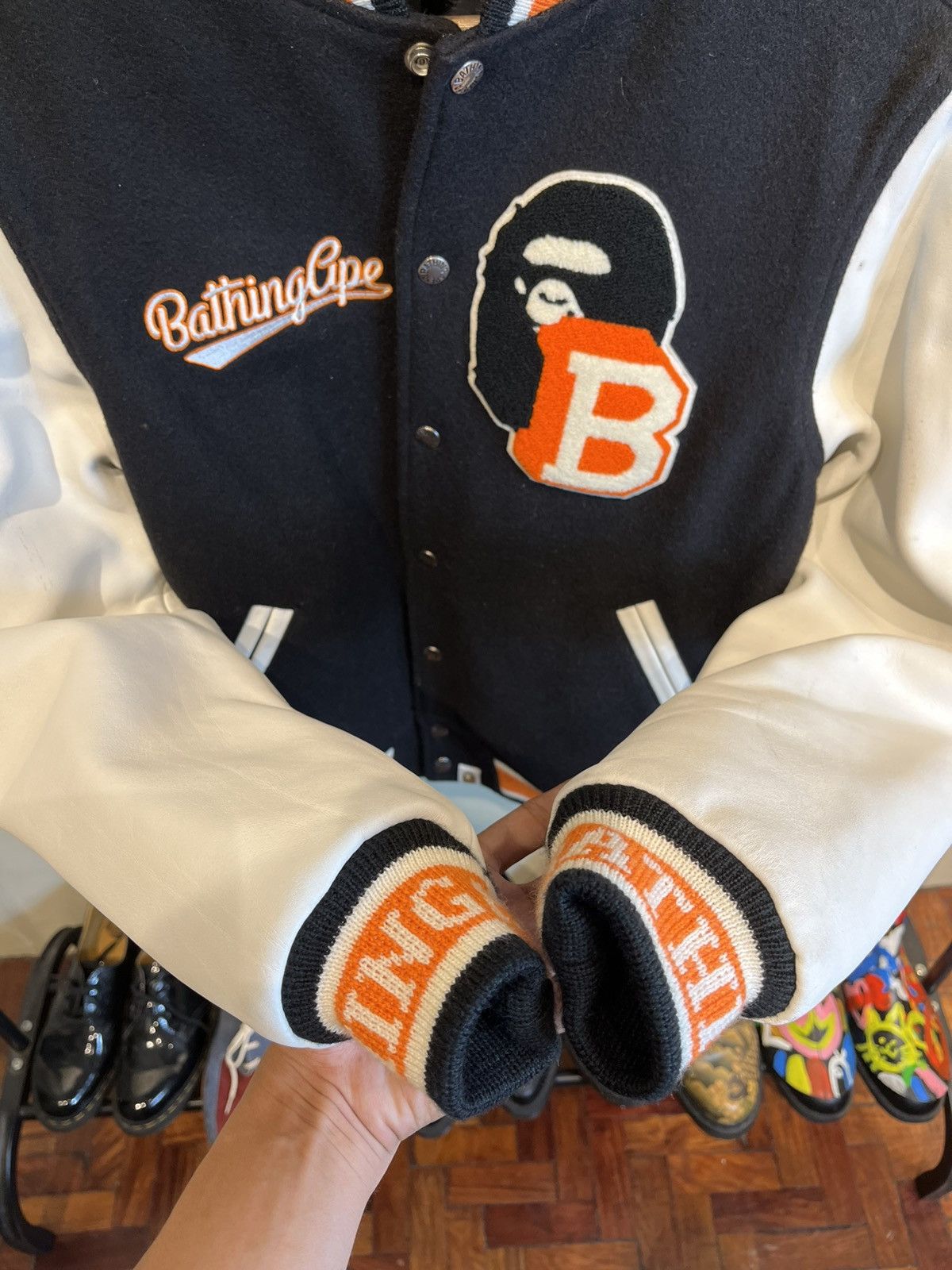 Bape Bape varsity Jacket Size US S / EU 44-46 / 1 - 4 Thumbnail