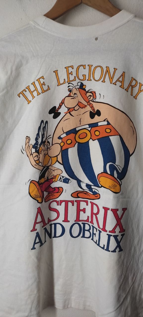 Vintage VINTAGE CARTOON 80S ASTERIX AND HIS FRIEND OBELIX TEE Size US M / EU 48-50 / 2 - 9 Thumbnail