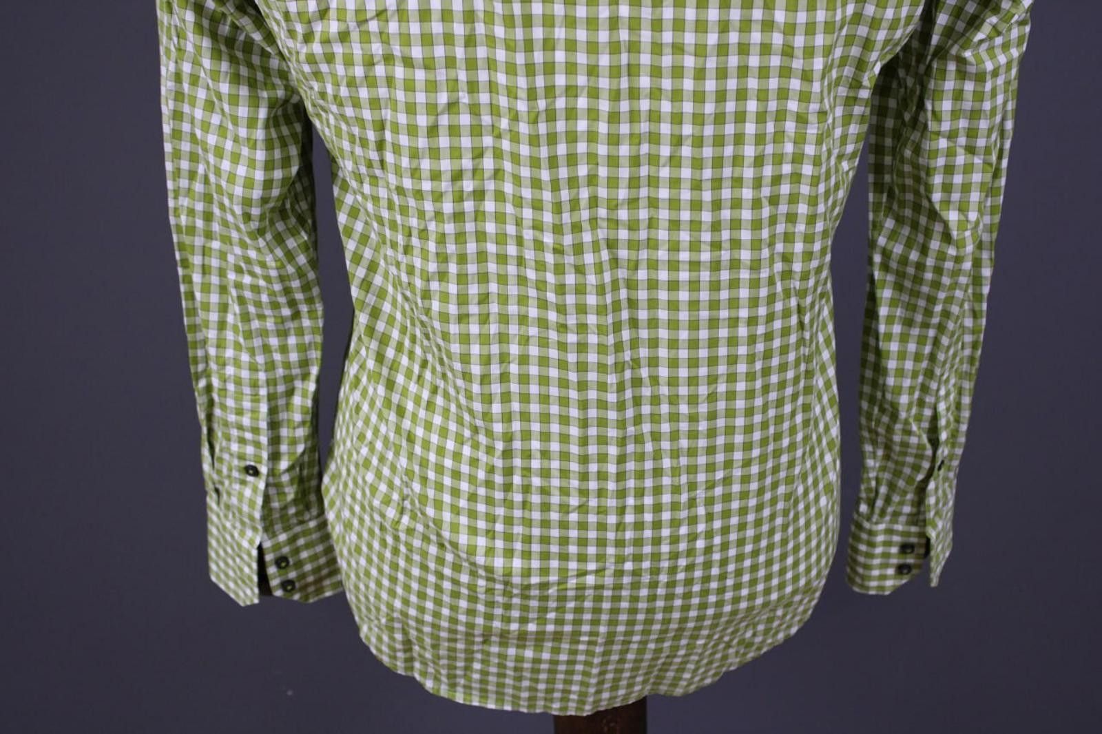 Hugo Boss Hugo Boss Slim Fit Button Down Green Shirt Size 38 / 15 Size US L / EU 52-54 / 3 - 8 Thumbnail