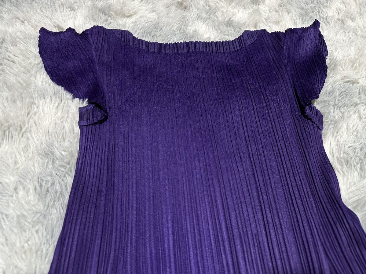 Issey Miyake 🔥Rare Issey Miyake Pleats Please Dress Purple Size L / US 10 / IT 46 - 14 Thumbnail