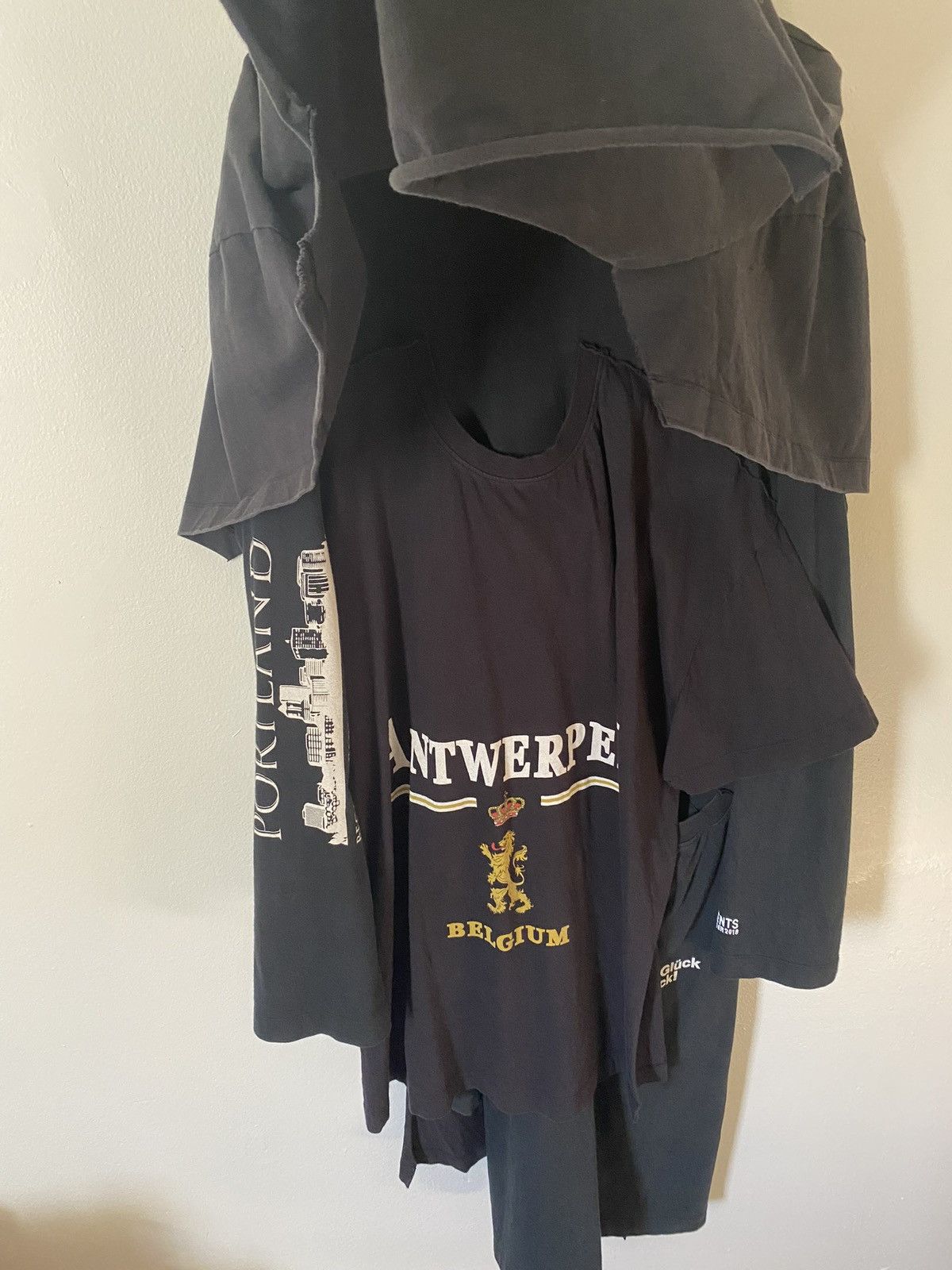 Vetements Paris layered t shirt dress longsleeve