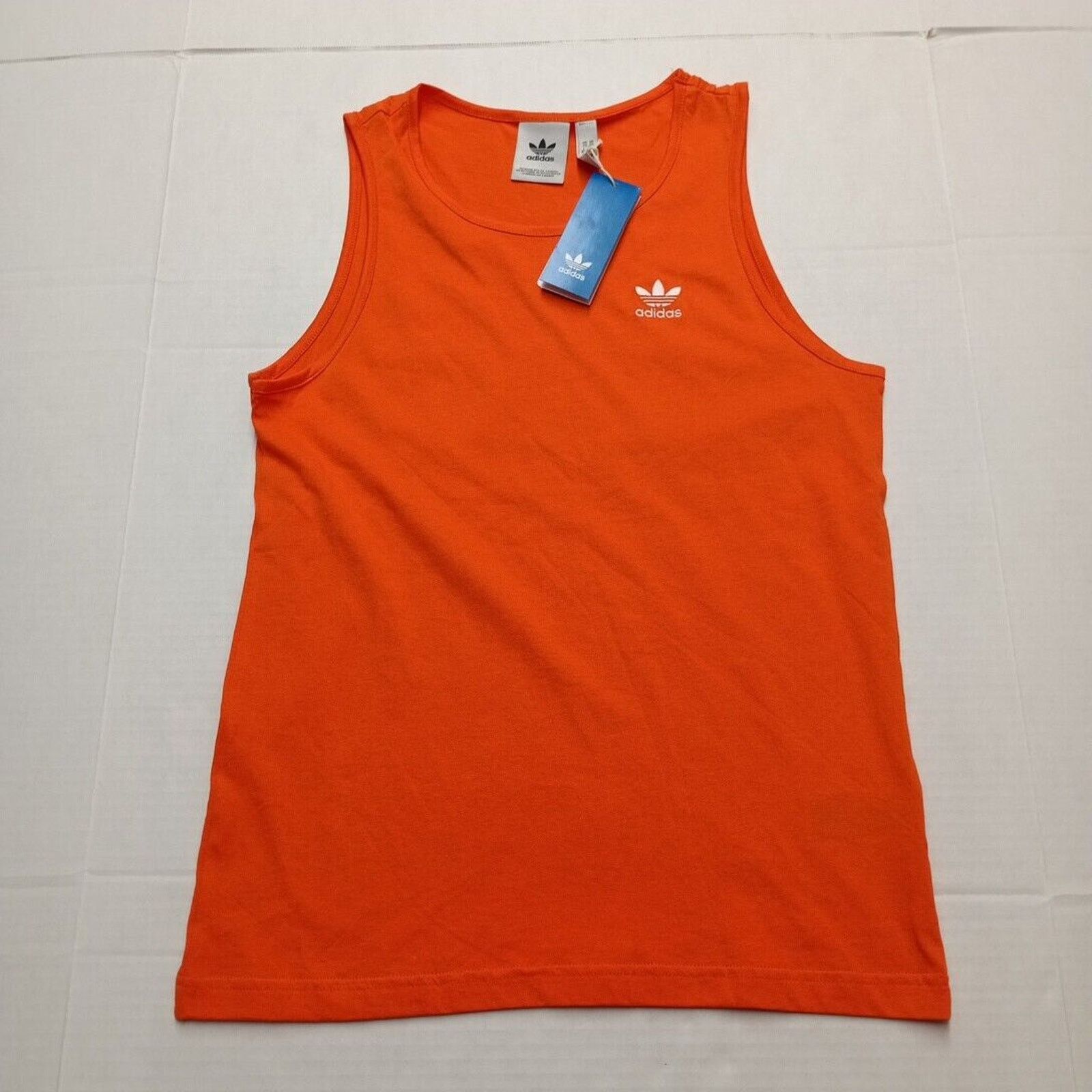 Adidas Adidas Originals Essentials Tank Top Mens XS Orange Athletic Size US XS / EU 42 / 0 - 1 Thumbnail