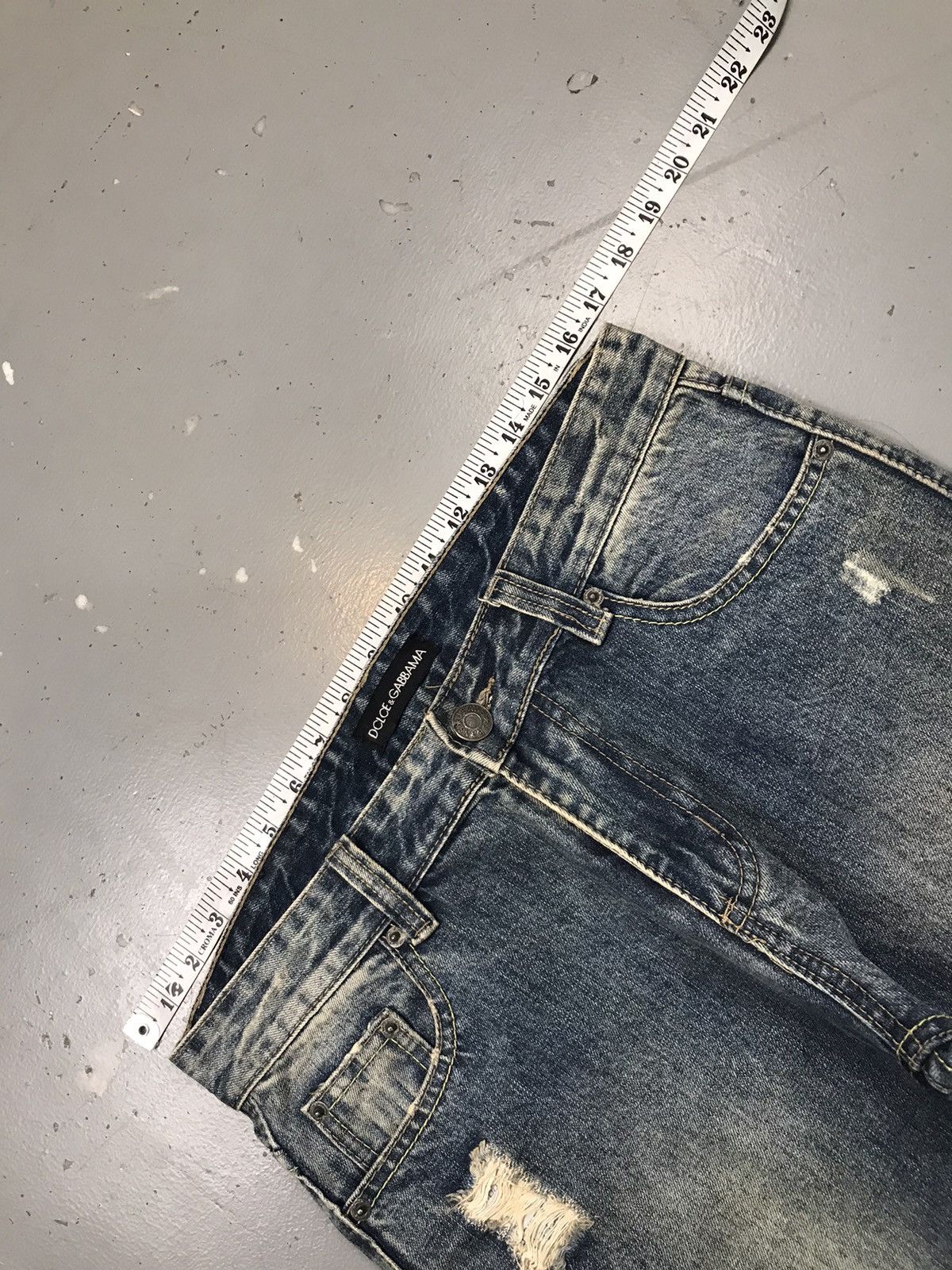 Dolce & Gabbana Vintage faded dolce & gabbana distressed denim Size US 34 / EU 50 - 6 Thumbnail