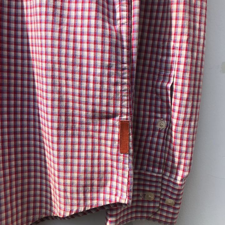 Ben Sherman × Designer × Vintage Ben Sherman Iconic Archieve Shirts Red Rio Gingham button up Size US M / EU 48-50 / 2 - 14 Thumbnail
