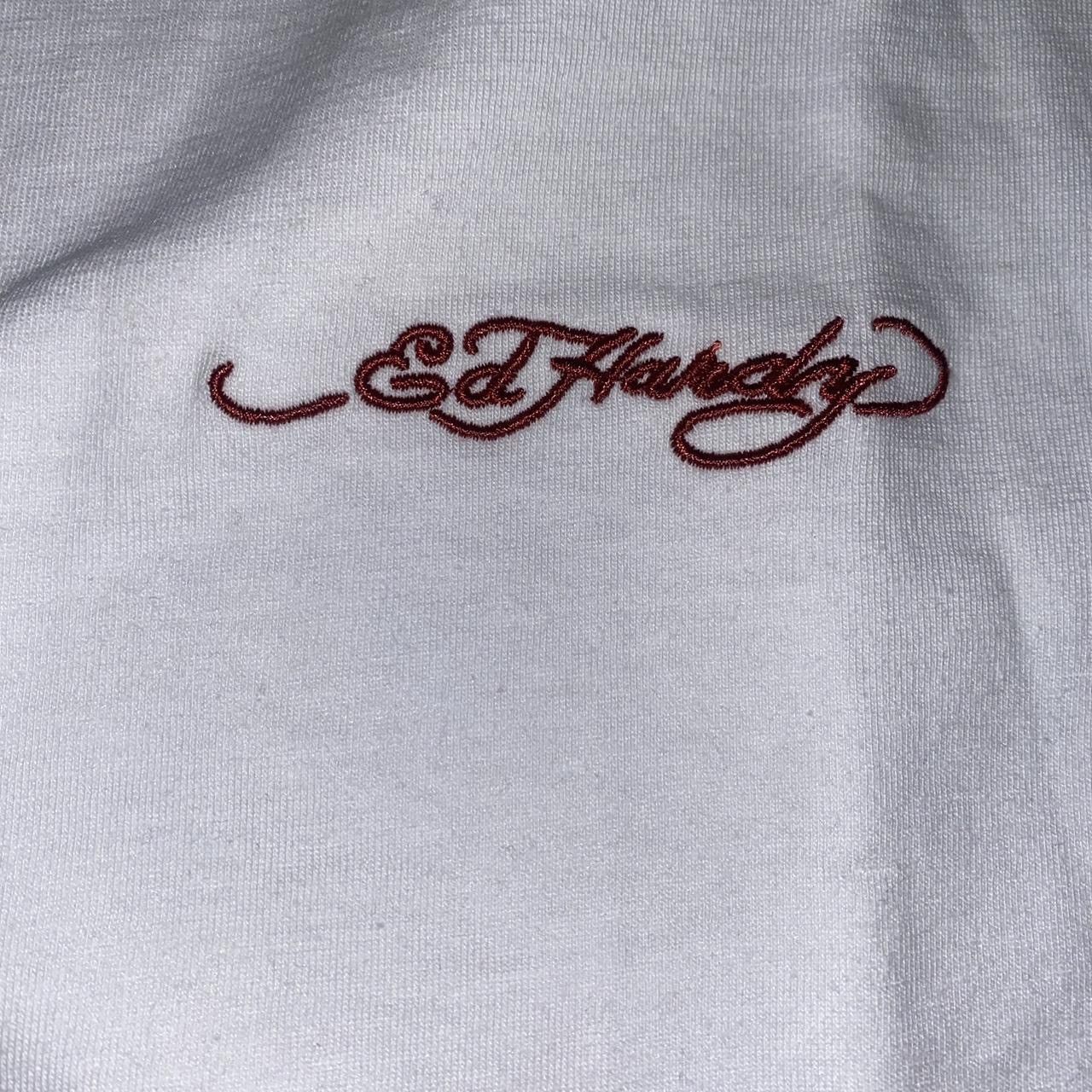 Ed Hardy Ed Hardy White and Red Shirt Size US M / EU 48-50 / 2 - 2 Thumbnail