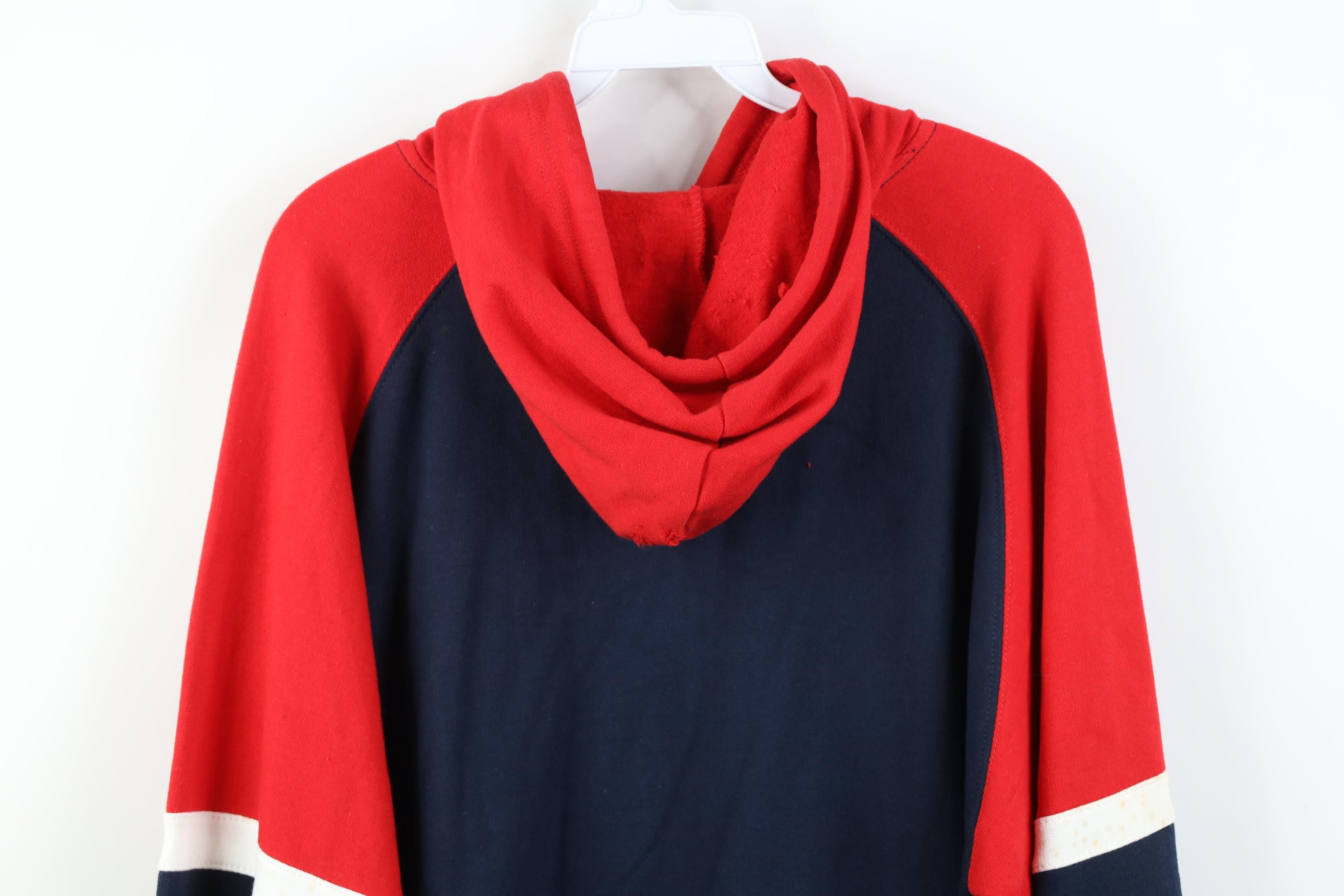 Vintage Deadstock Vintage 90s Streetwear Block Hoodie Sweatshirt Size US M / EU 48-50 / 2 - 17 Thumbnail