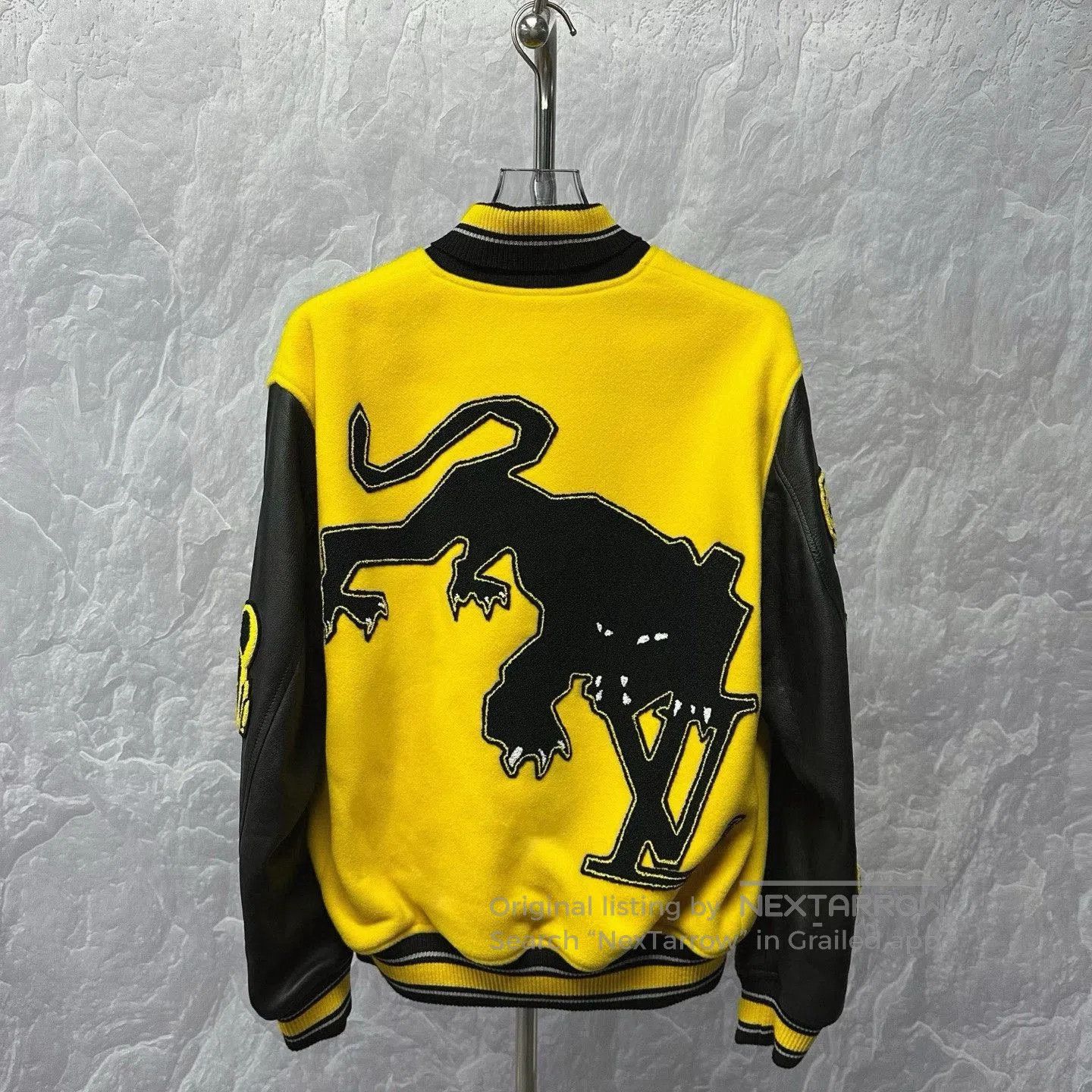 Louis Vuitton louis vuitton yellow varsity jacket with graphics. Size US L / EU 52-54 / 3 - 4 Thumbnail