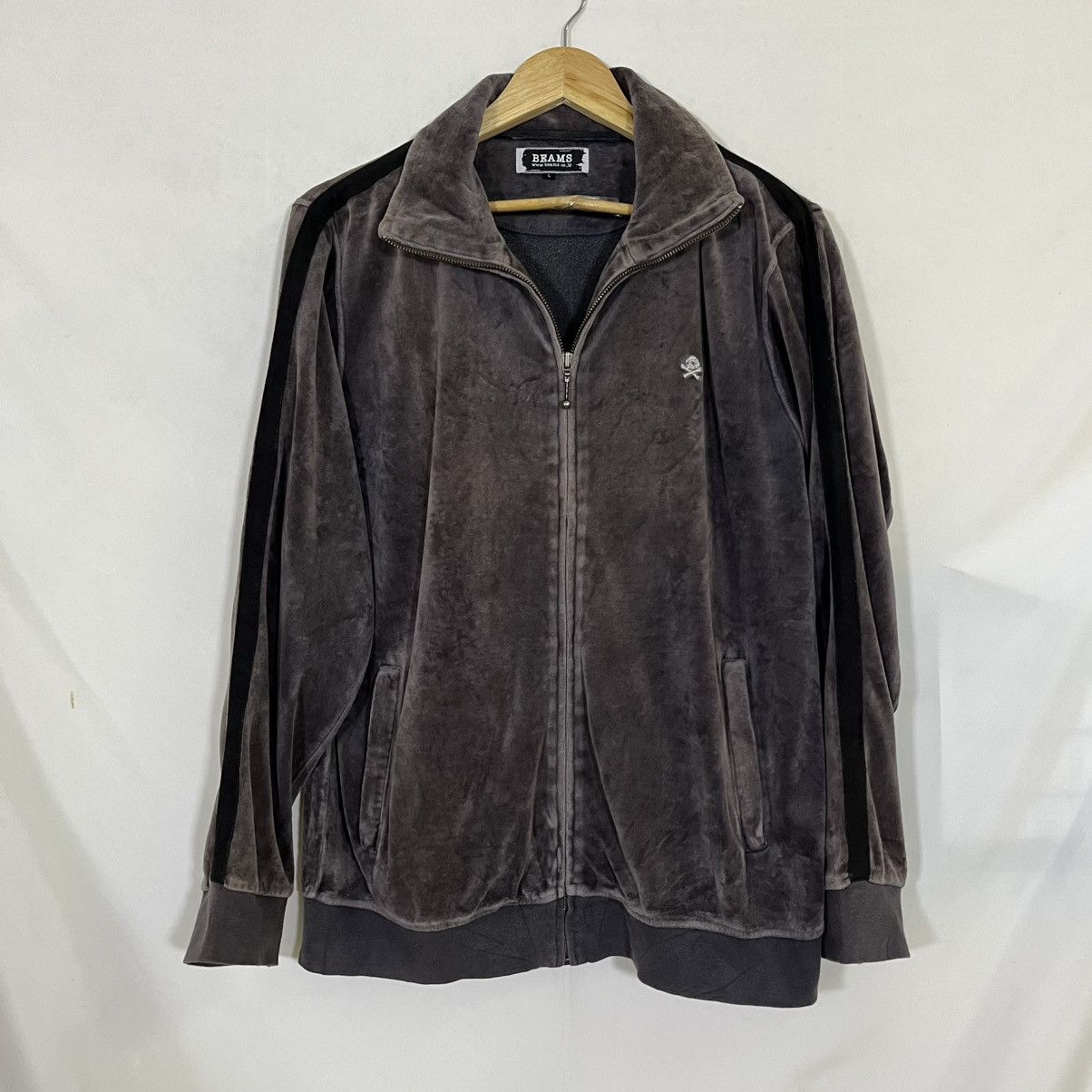 Beams Japan VINTAGE BEAMS JP SKULL EMBROIDED VELVET JACKET Size US L / EU 52-54 / 3 - 1 Thumbnail