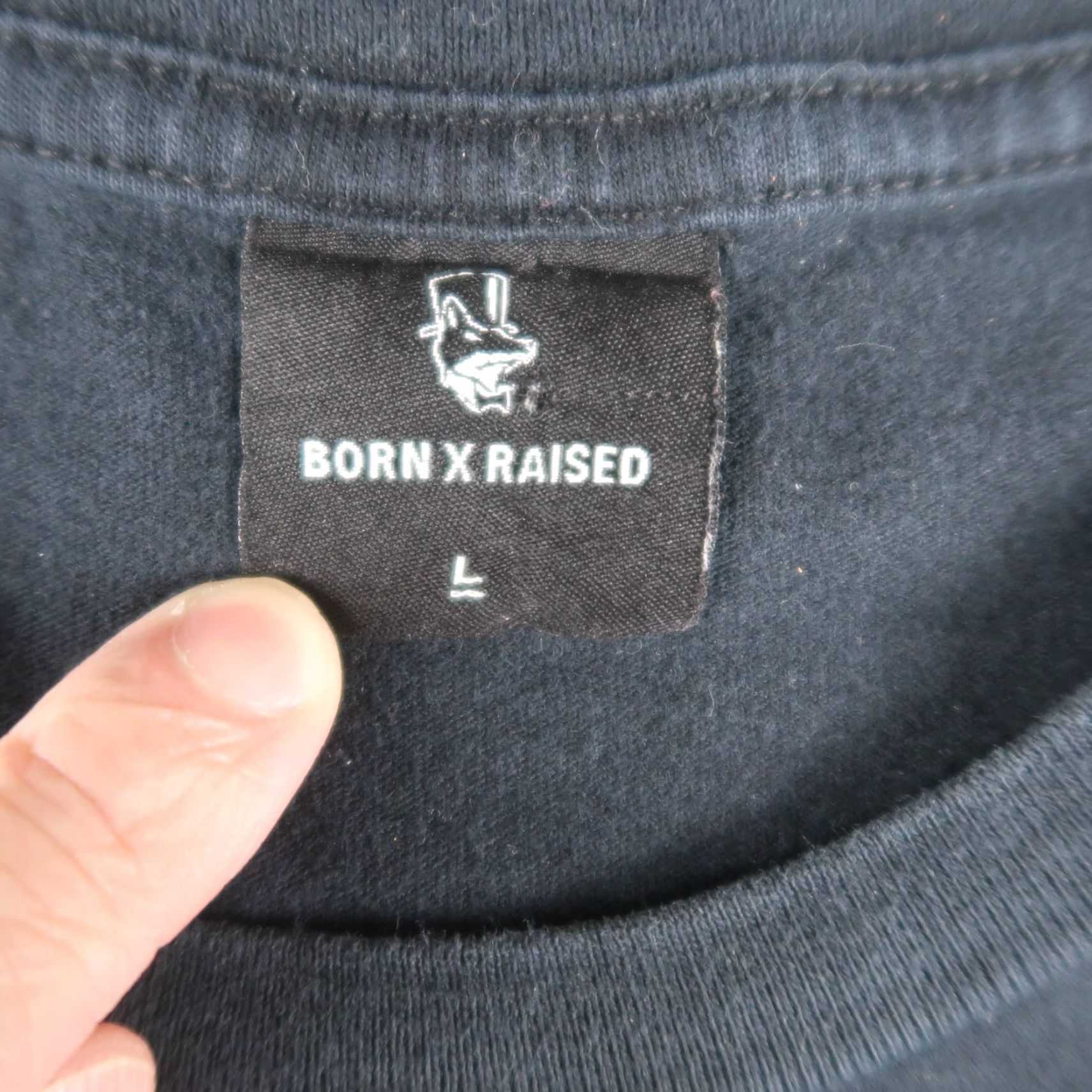 Born X Raised Born X Raised Big Logo Los Angeles Black T Shirt Large Mens Size US L / EU 52-54 / 3 - 4 Thumbnail