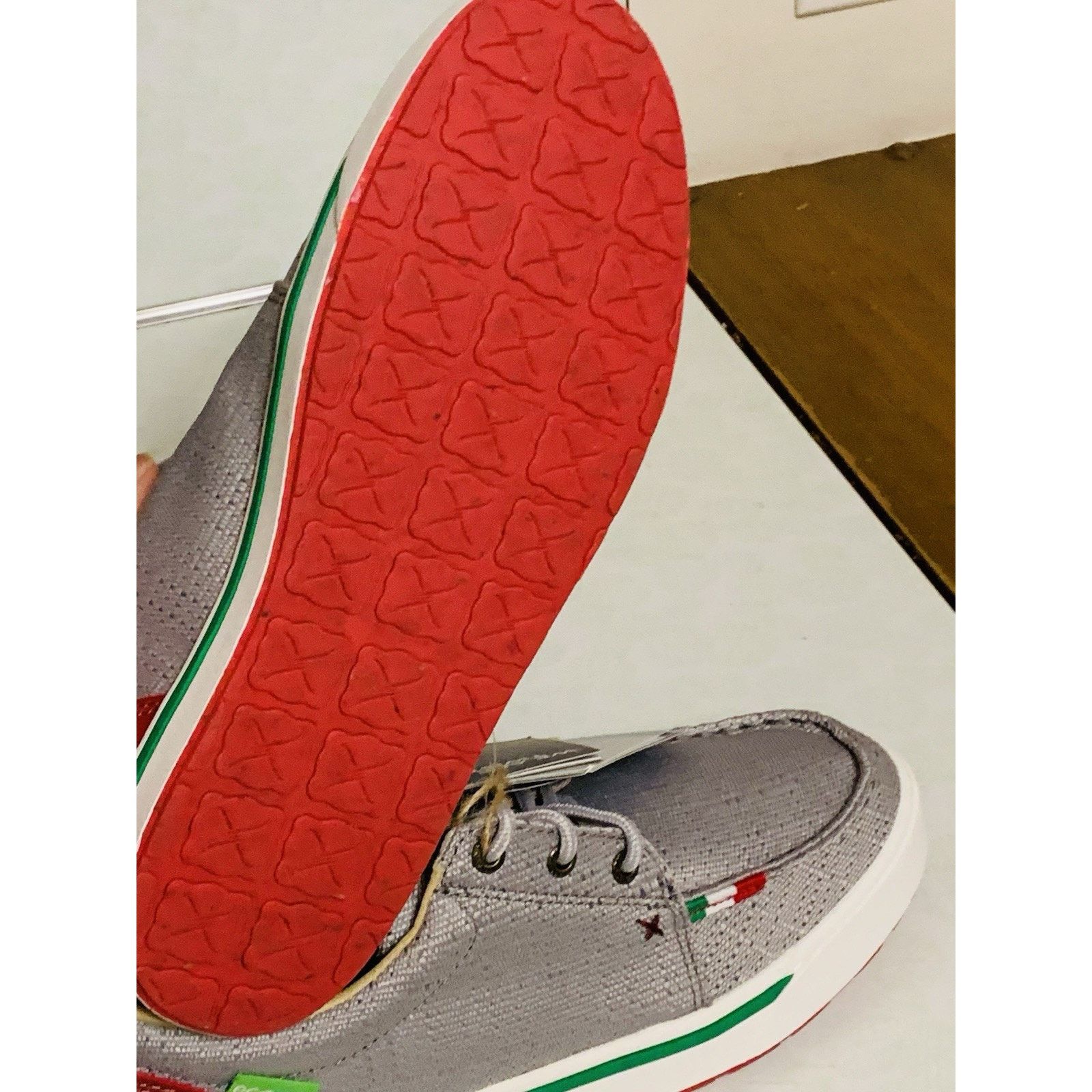 Twisted X Twisted X Men's Casual Light Grey & Multicolor Kick Size 7.5 Size US 7.5 / EU 40-41 - 9 Thumbnail