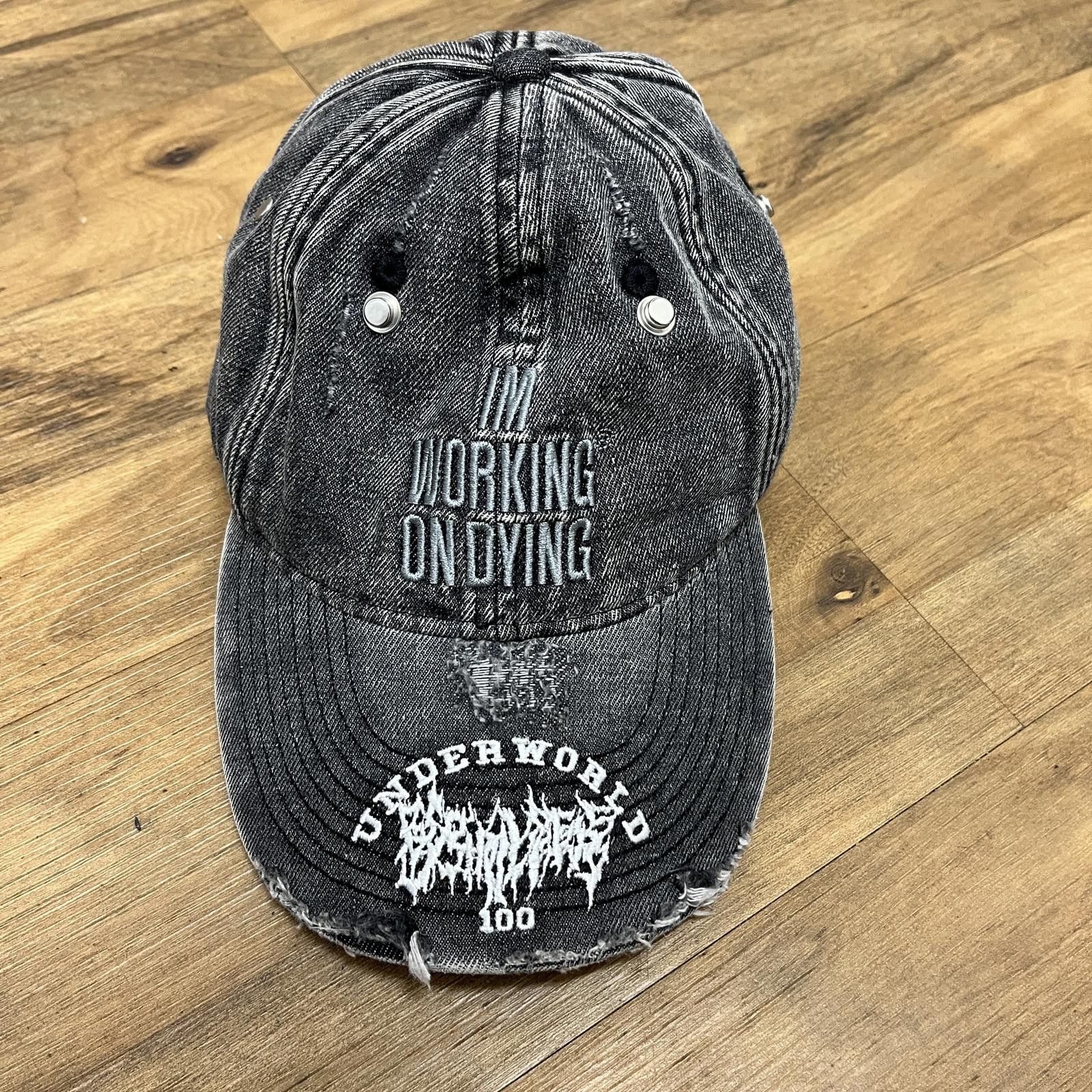 Reckless Scholars Reckless Scholars x Working On Dying Cap Size ONE SIZE - 1 Thumbnail