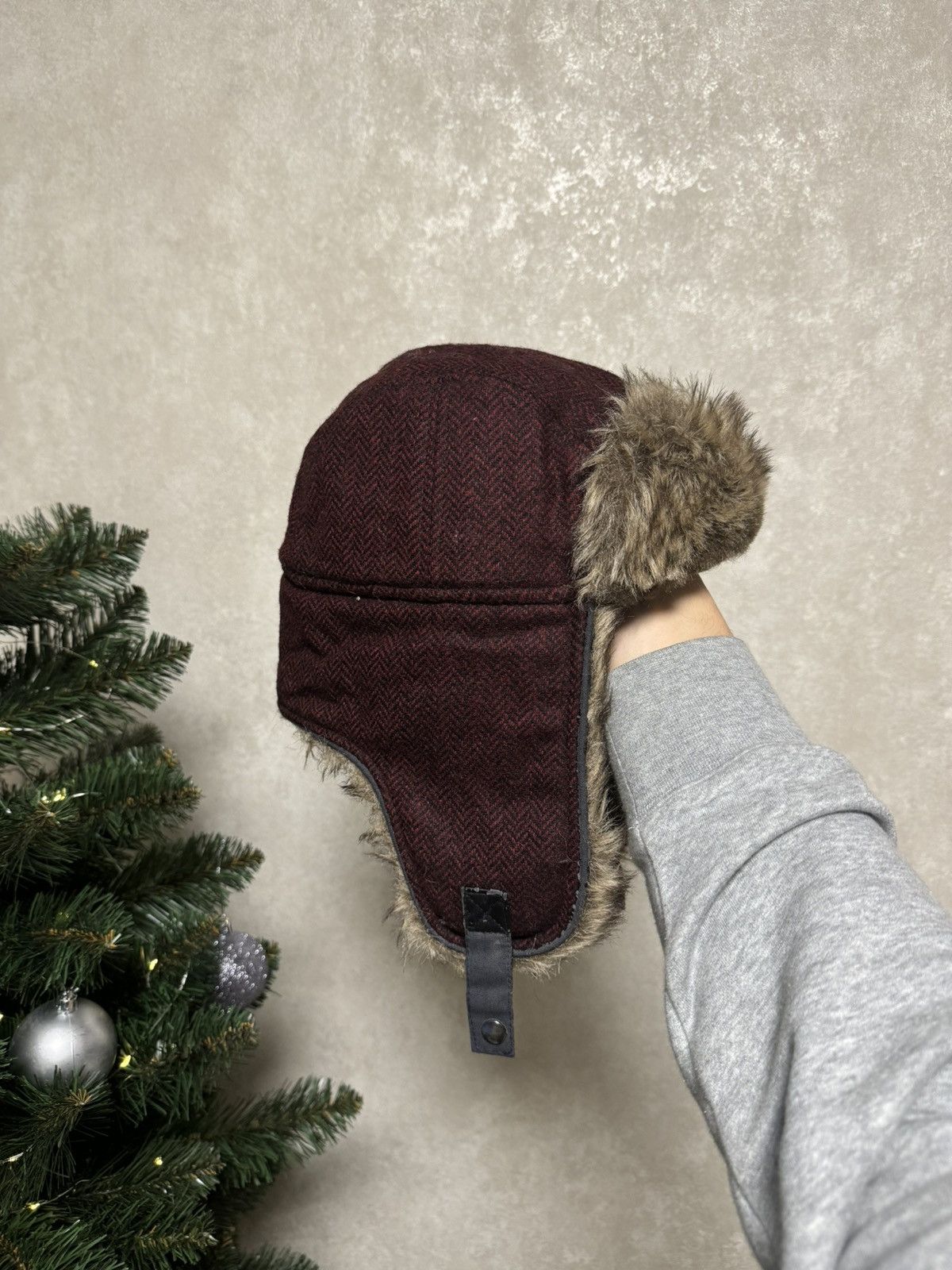 Japanese Brand × Vintage Vintage fur Y2K hype fluffy ushanka hat punk Size ONE SIZE - 3 Thumbnail