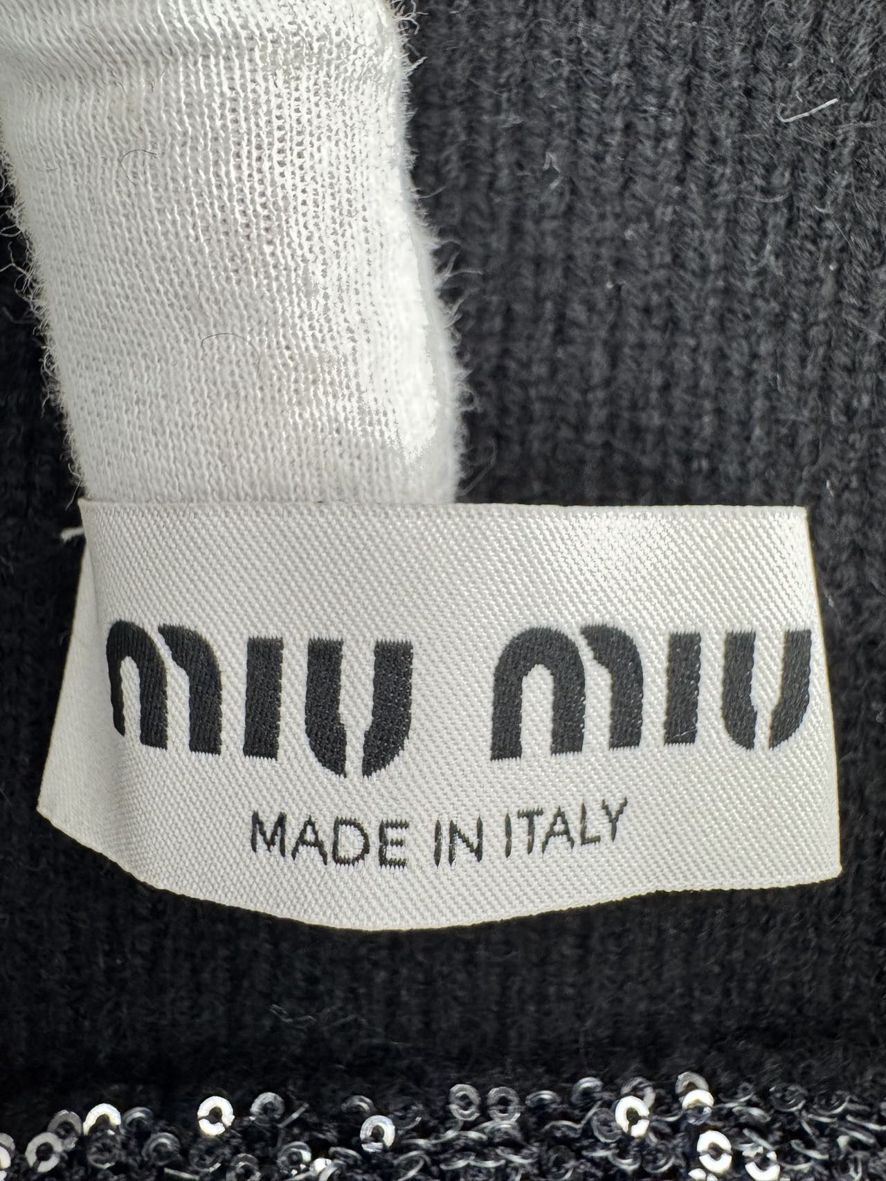 Miu Miu Miu Miu Women's Heavy Custom Beaded Yarn Vest K26WX Size S / US 4 / IT 40 - 5 Thumbnail