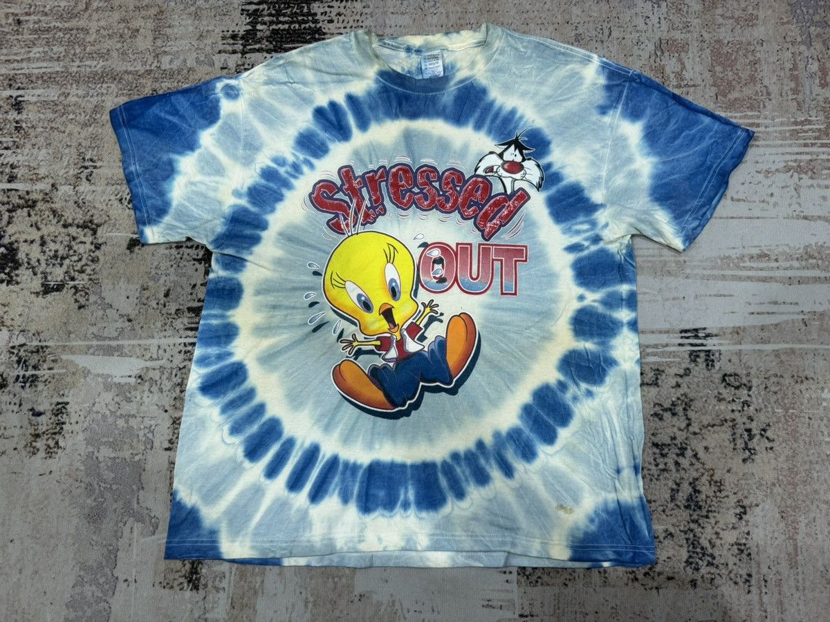 Vintage vintage 1998 TWEETY vs slyvester looney tune tee Size US XL / EU 56 / 4 - 1 Thumbnail