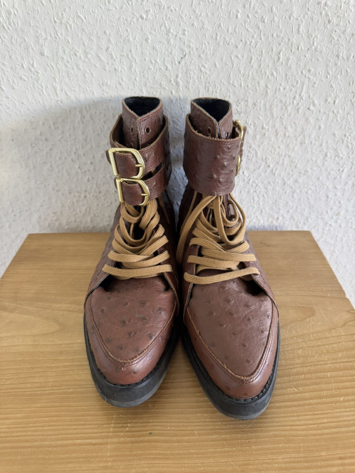 Adidas × Jeremy Scott Ostrich Embossed Slim Boots Size US 7.5 / EU 40-41 - 2 Thumbnail