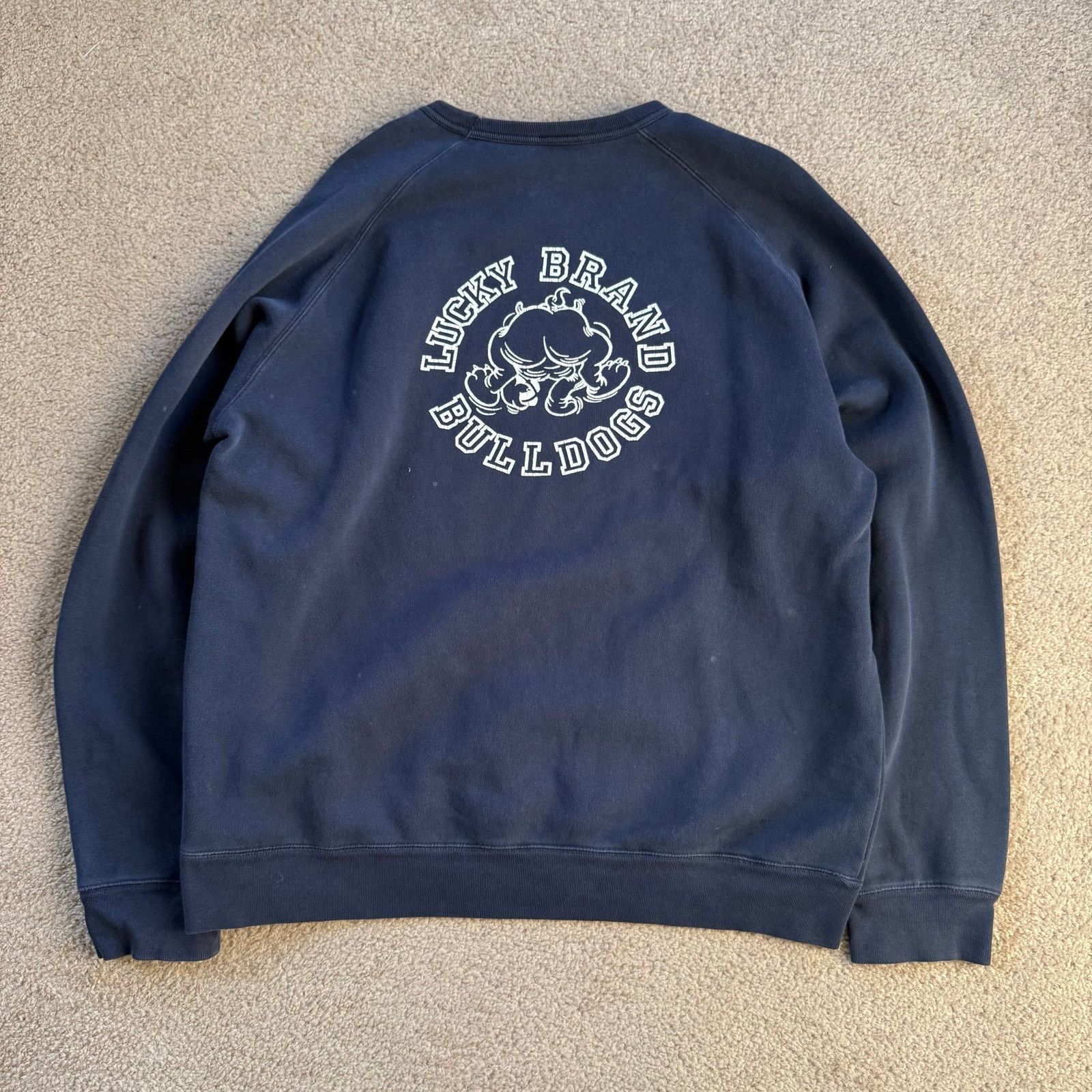 Lucky Brand Vintage Lucky Brand Bulldogs Crewneck Sz L Size US L / EU 52-54 / 3 - 3 Thumbnail