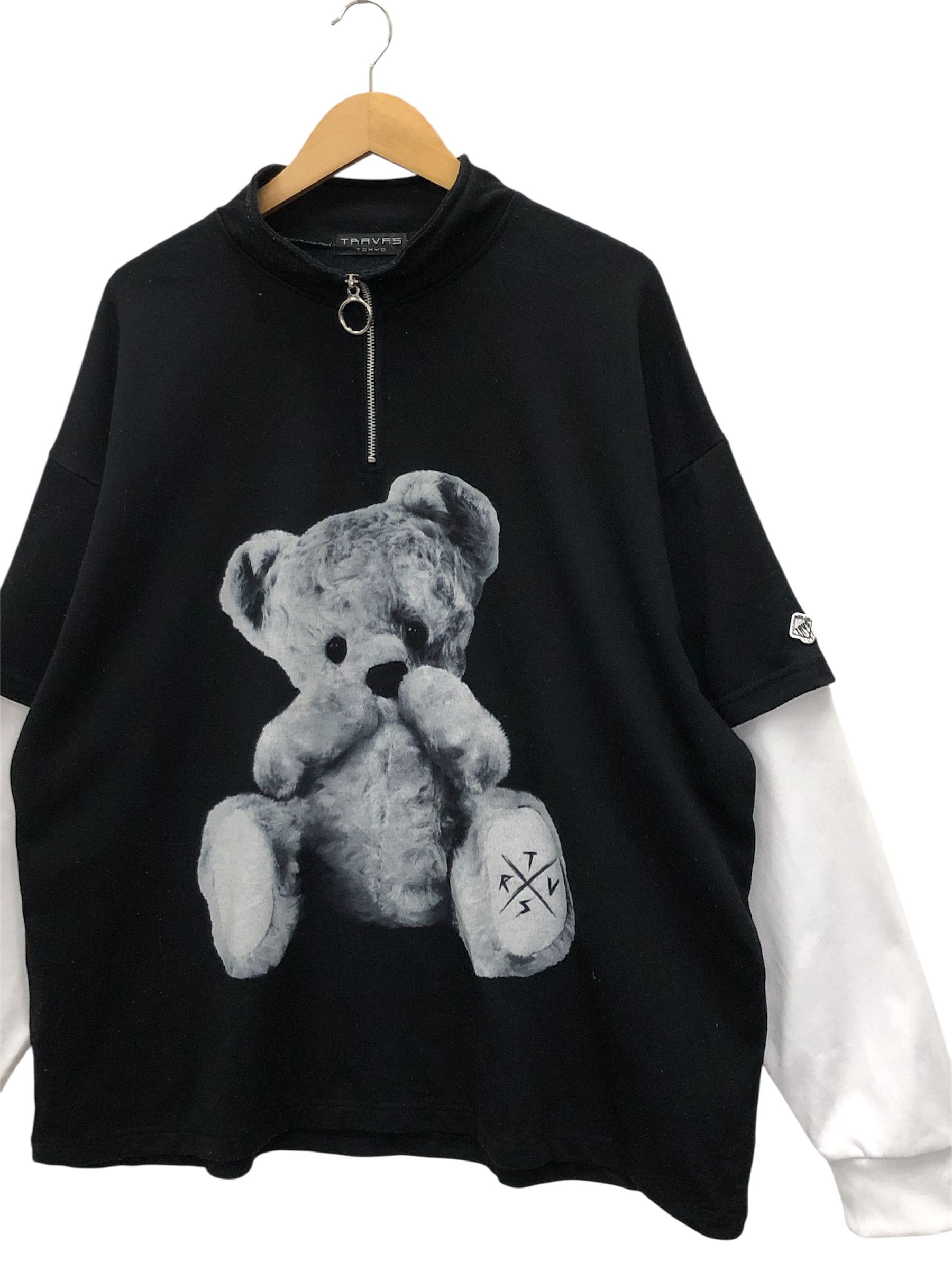 Japanese Brand TRAVAS TOKYO OVERSIZED BAGGY STREET SWEATSHIRT Size US XL / EU 56 / 4 - 4 Thumbnail