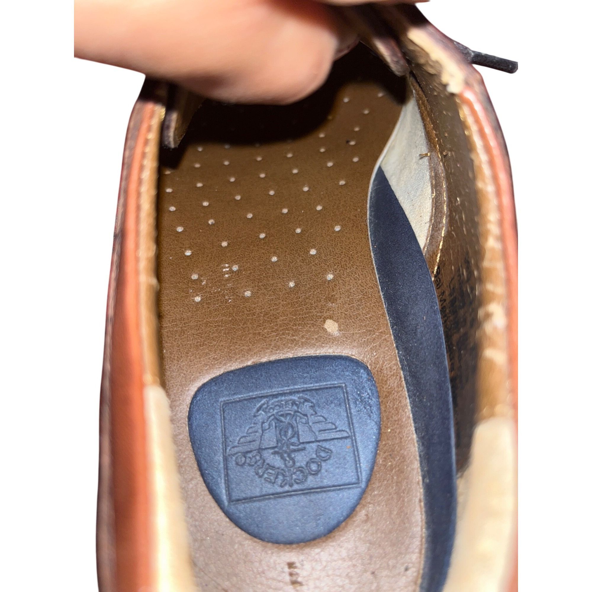 Dockers Dockers Mens Brown Leather Dress Shoes Size 8 SKU 8943 Size US 8 / EU 41 - 6 Thumbnail