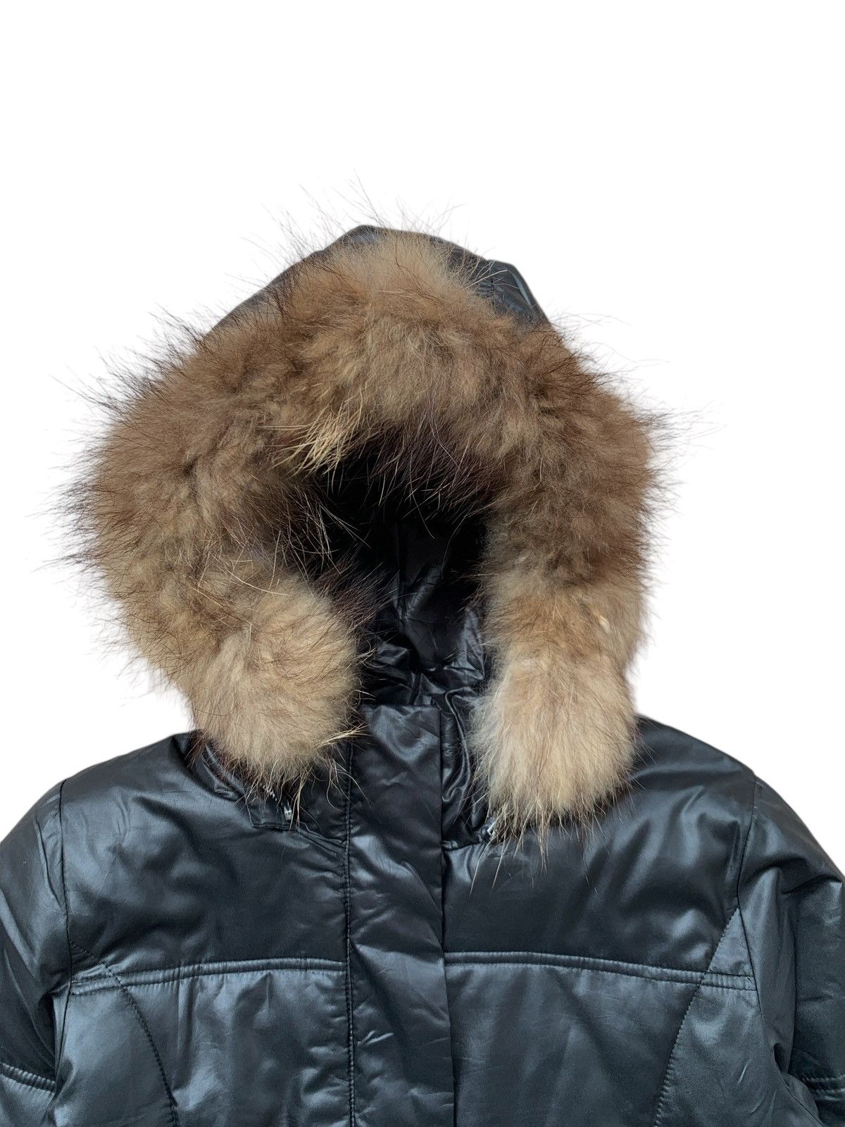 If Six Was Nine Rare Fur jacket black opium down bomber archive gothic style Size US M / EU 48-50 / 2 - 2 Thumbnail
