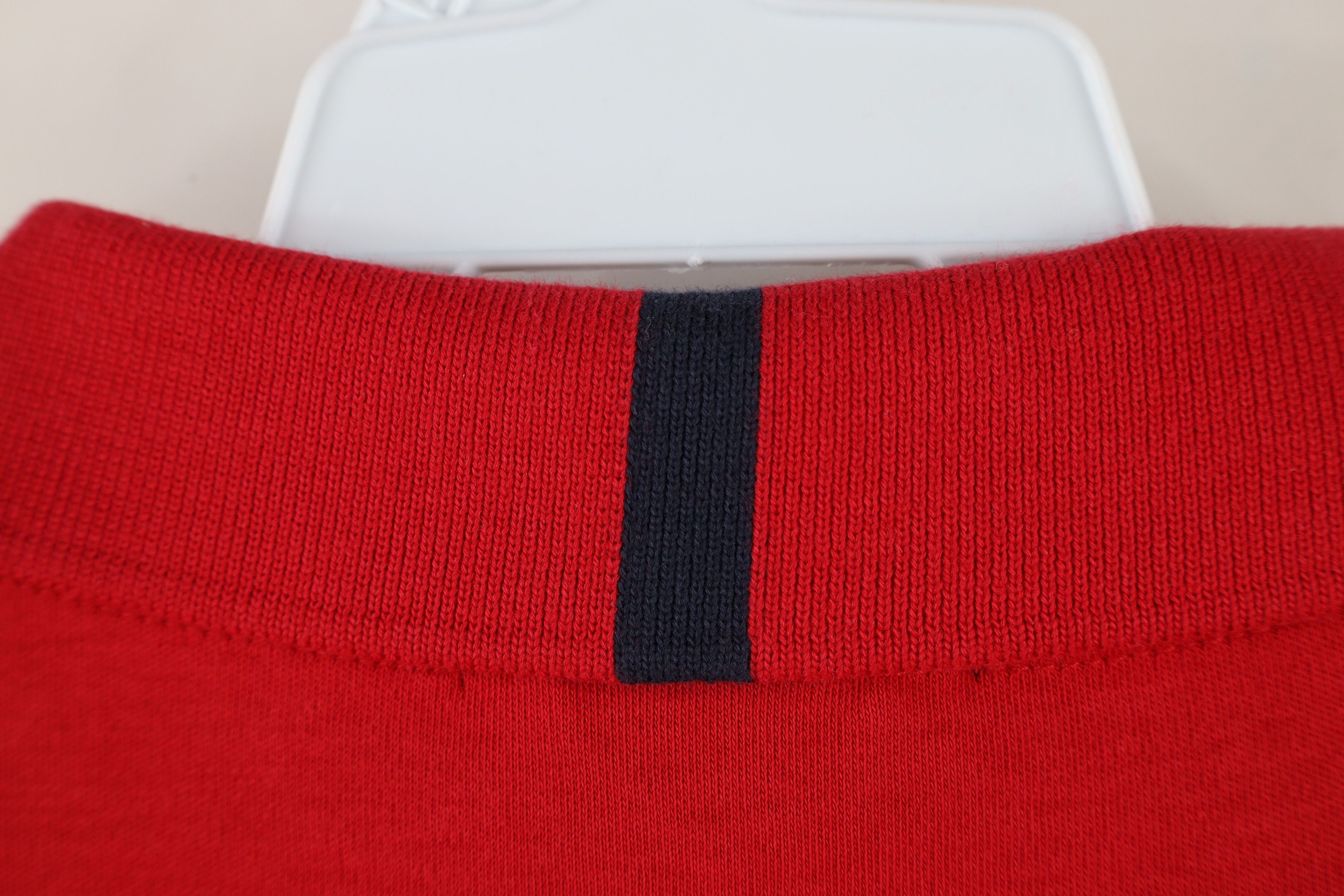 Nautica × Vintage Deadstock Vintage Nautica Sailing Collared Polo Shirt Red Size US XL / EU 56 / 4 - 11 Thumbnail