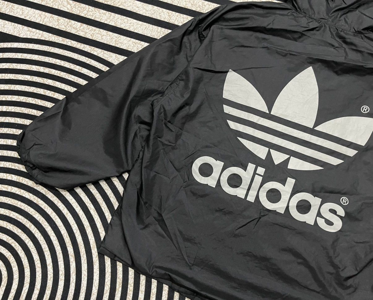 Adidas × Japanese Brand × Vintage 80s ADIDAS BIG LOGO HOODIE LIGHT JACKET RARE Size US M / EU 48-50 / 2 - 15 Thumbnail