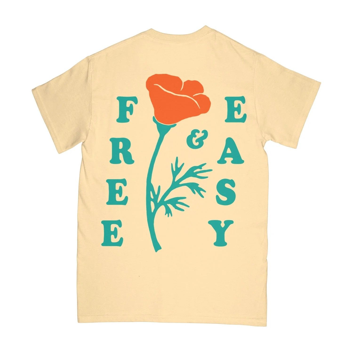 Free & Easy $58 NEW FREE & EASY POPPY YELLOW TEE SZ LARGE Size US L / EU 52-54 / 3 - 1 Thumbnail