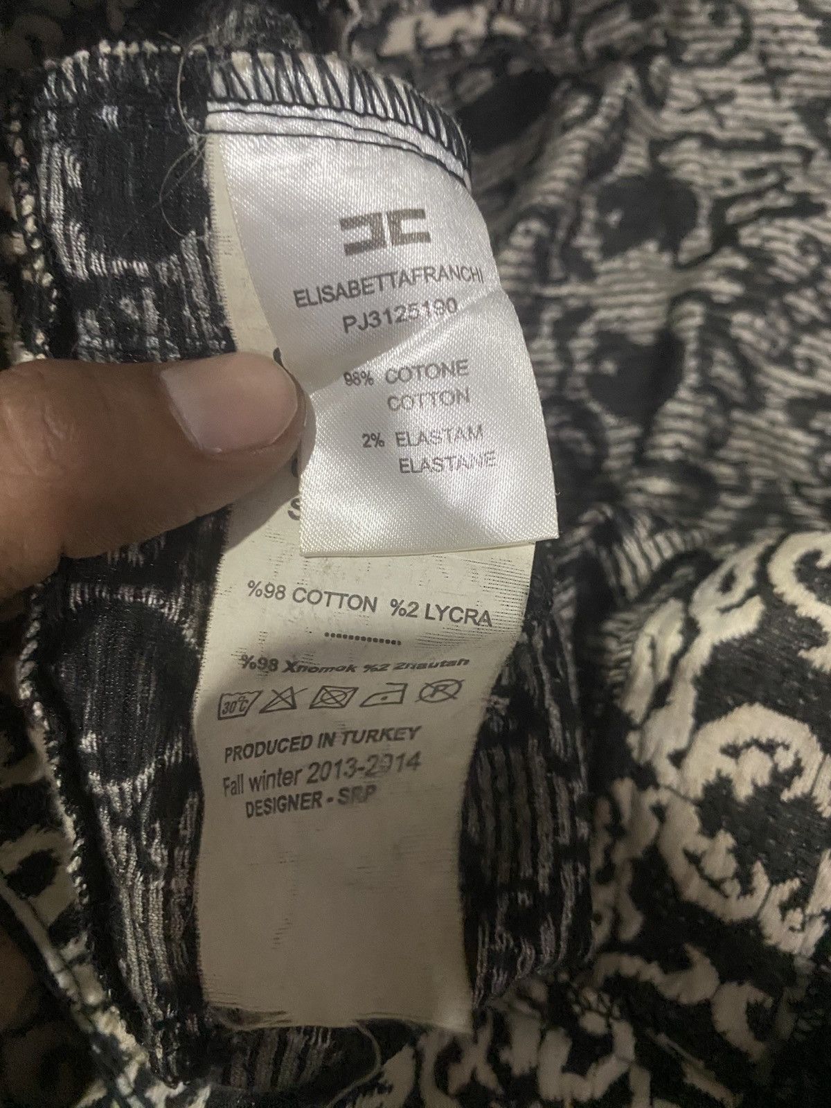 Elisabetta Franchi × If Six Was Nine Elisabettafranchi skull legging Size 35" - 8 Thumbnail