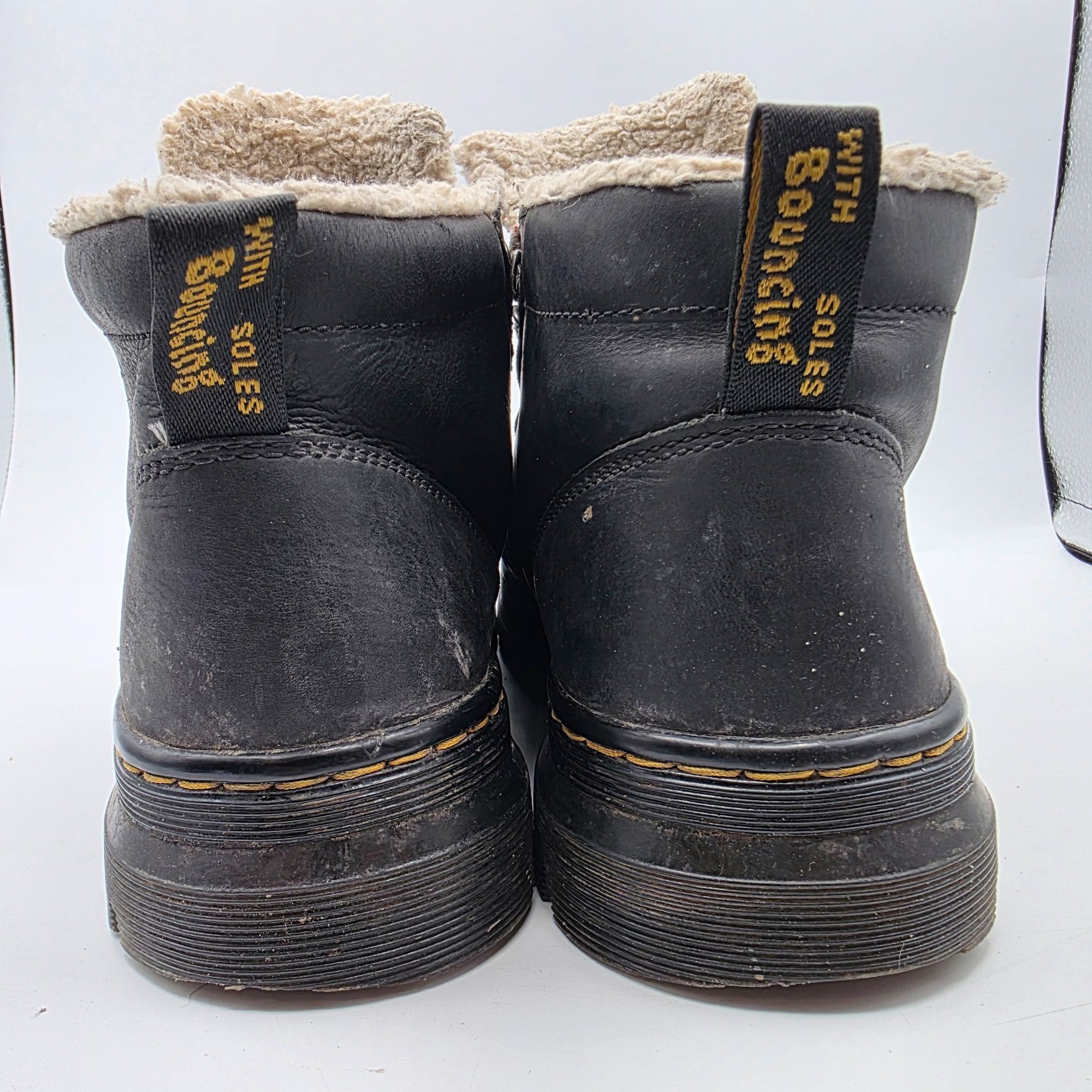 Dr. Martens Dr. Martens Bonny Womens 9 Sherpa Lined Winter Boots Black L Size US 9 / IT 39 - 5 Thumbnail