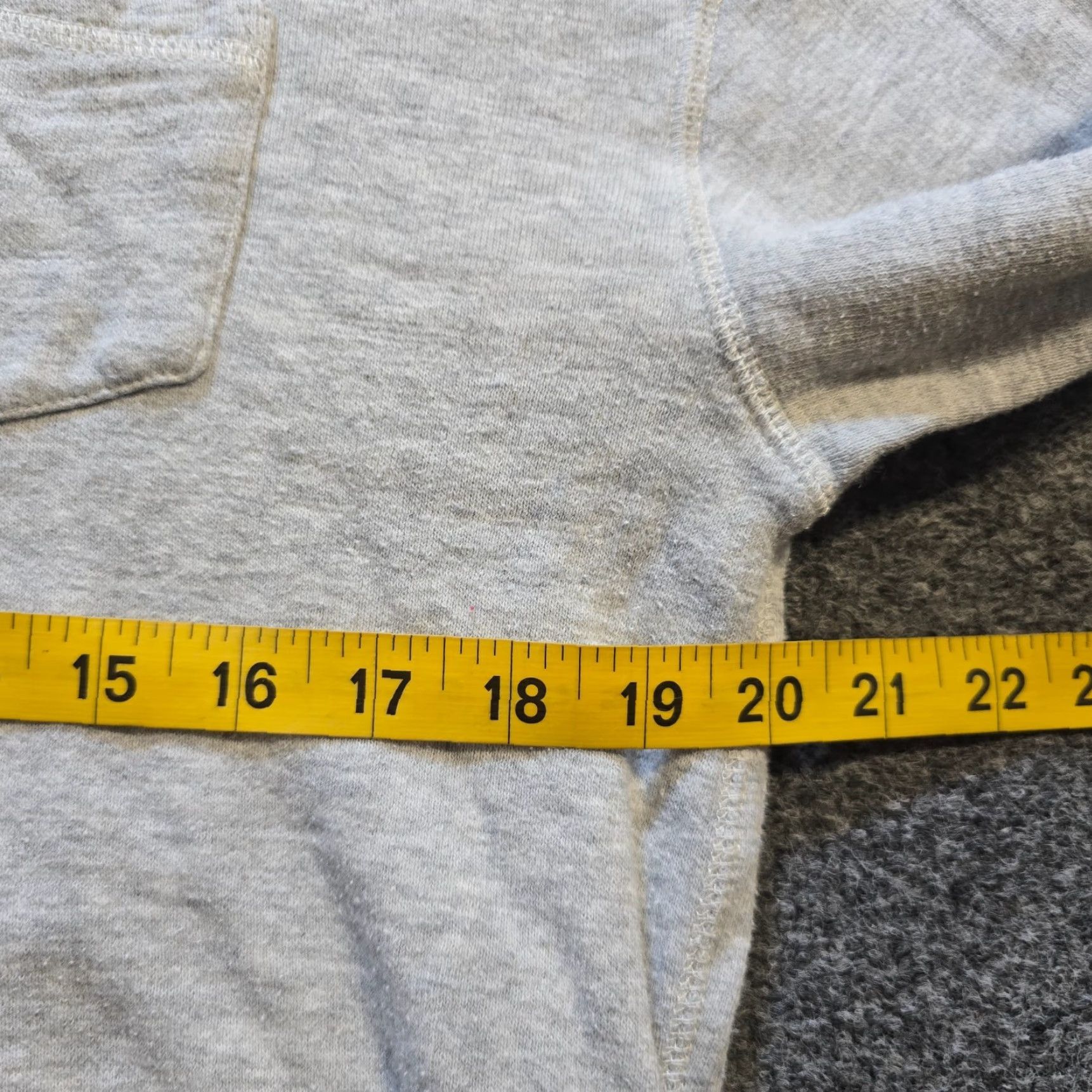 J.Crew VINTAGE J.CREW Sweatshirt Womens Size Small Gray Hoodie Fleece Pocket Casual Size S / US 4 / IT 40 - 5 Thumbnail