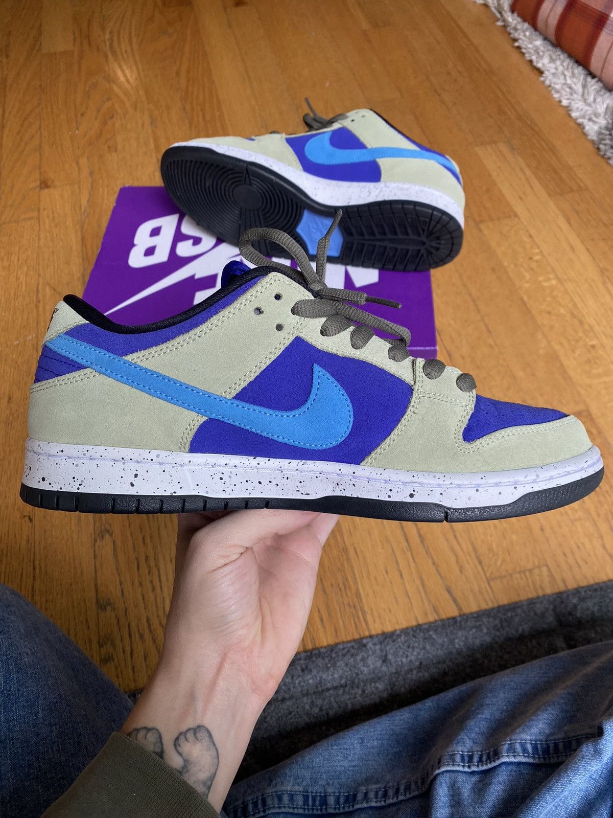 Nike × Nike ACG Nike SB Dunk Low Pro ACG Celadon Size US 9.5 / EU 42-43 - 14 Thumbnail