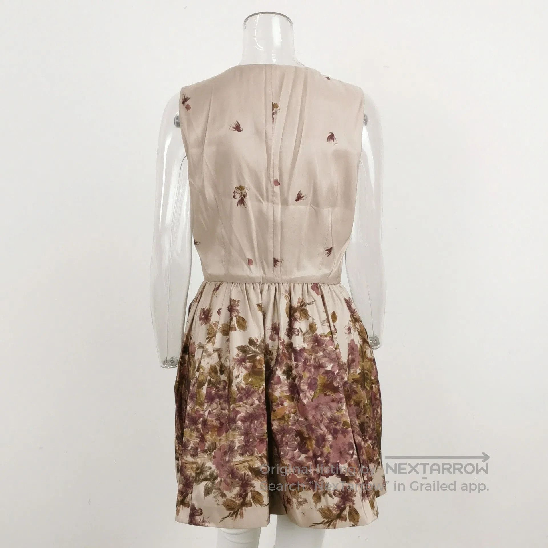RED Valentino Red Valentino Sleeveless Floral Dress. Size M / US 6-8 / IT 42-44 - 2 Thumbnail