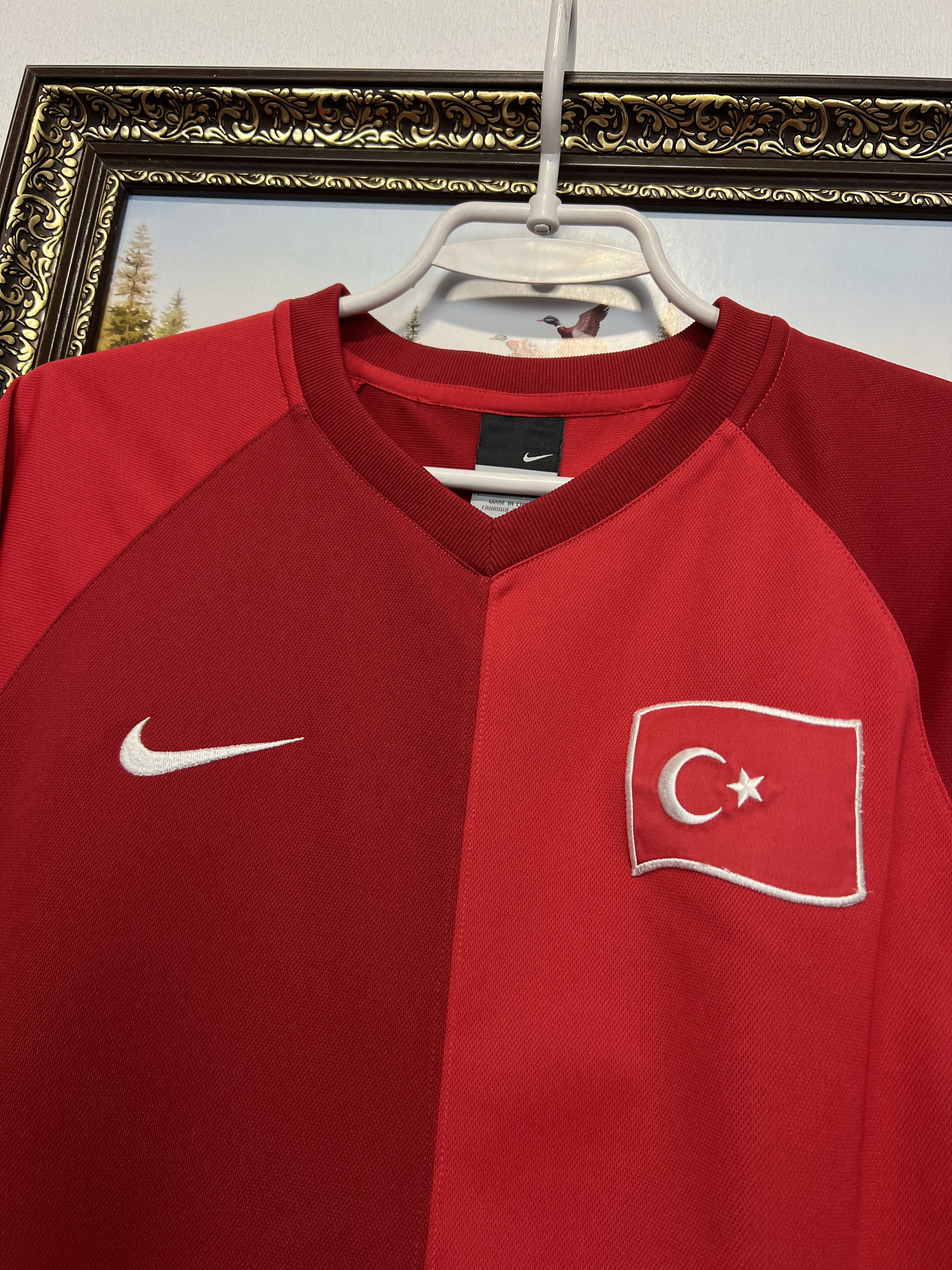 Nike Turkey Home football shirt 2006 Soccer Shirt National Jersey Size US L / EU 52-54 / 3 - 3 Thumbnail