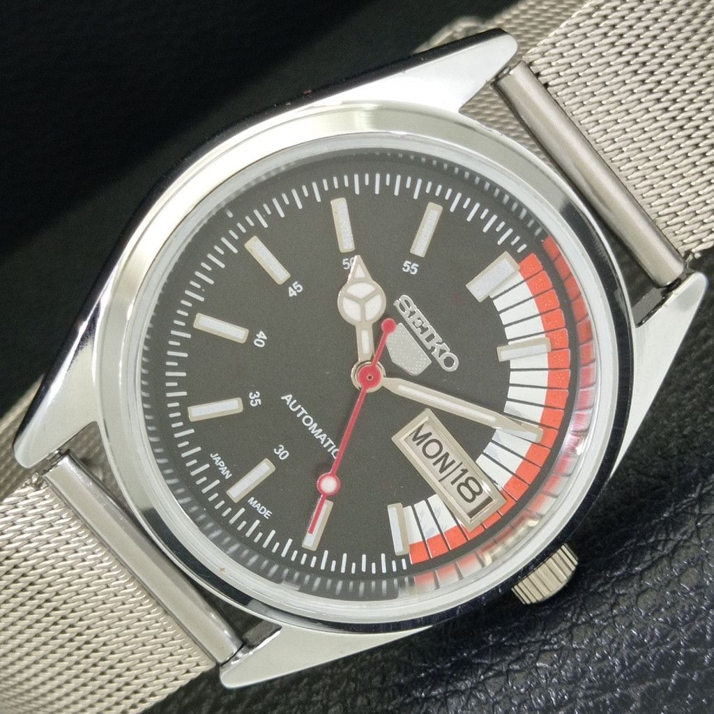 Seiko REFURBISHED VINTAGE SEIKO 5 AUTO JAPAN MENS WATCH a440727 Size 38 - 1 Thumbnail