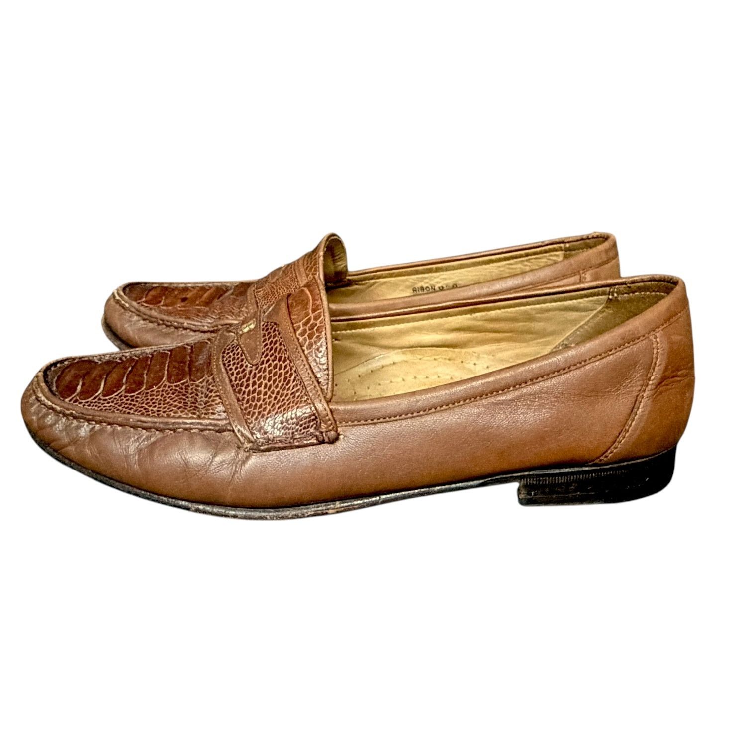 Bally Vintage Bally Italy Ostrich Leg Loafers Mens 9.5 D Shoes Size US 9.5 / EU 42-43 - 3 Thumbnail