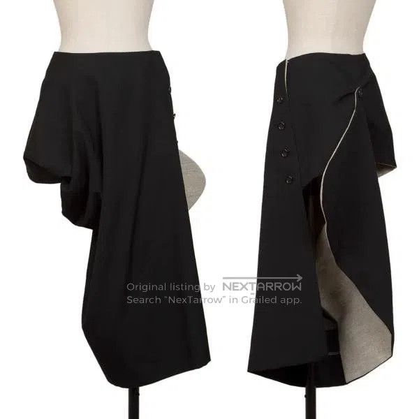 Comme des Garcons Comme des Garcons size M Dark Retro Patchwork Design Skirt Size 24" / US 00 / IT 34 - 2 Thumbnail