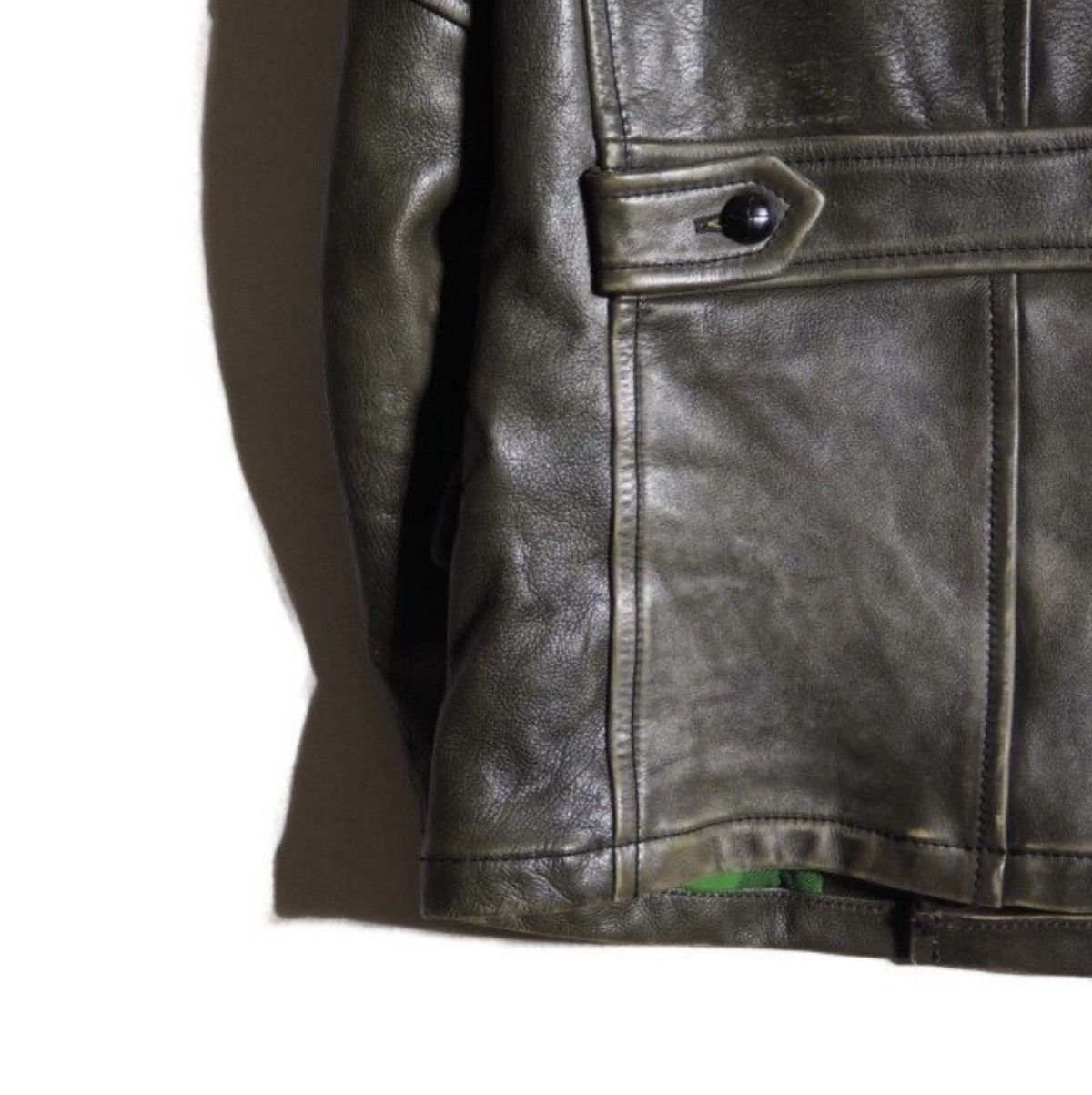 Number (N)ine Number (N)ine Fall/Winter 2008 Leather & Wool Blend Jacket Size US M / EU 48-50 / 2 - 5 Thumbnail